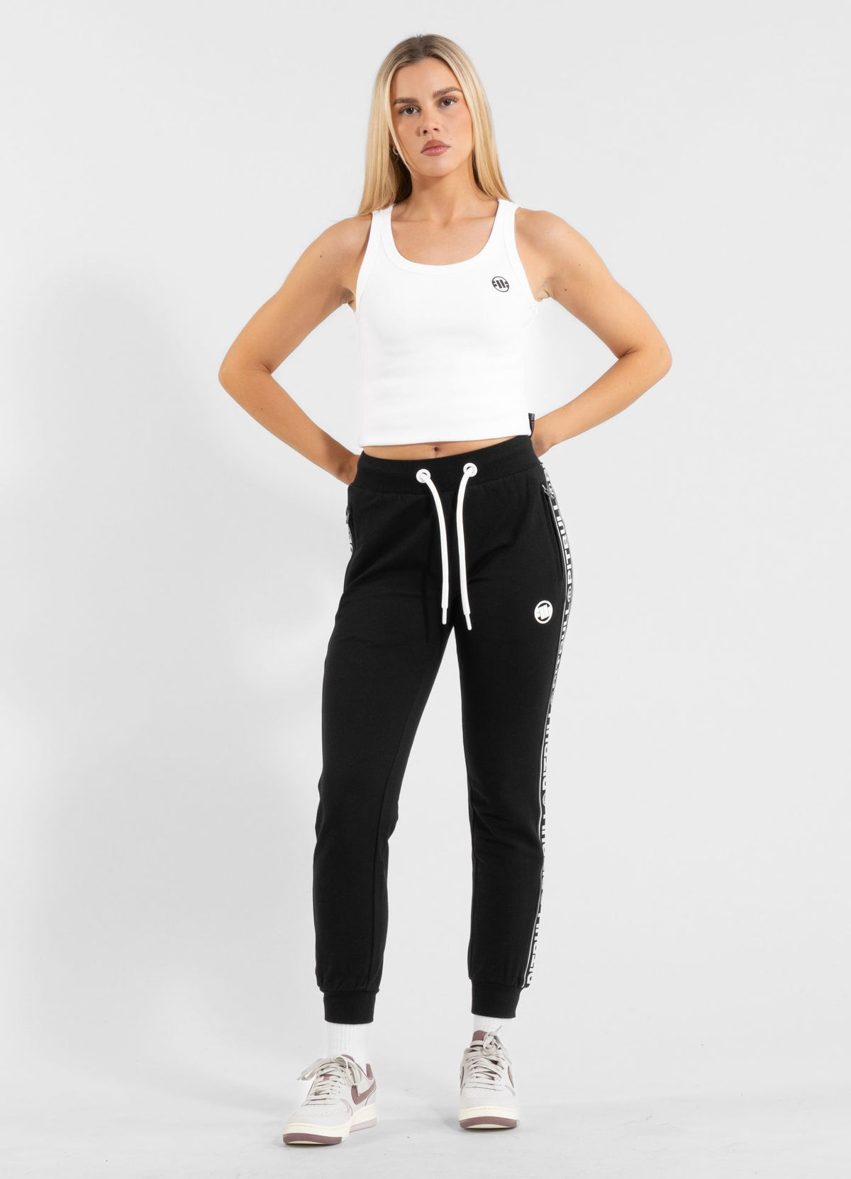 Women&#39;s sweatpants French Terry Judith - Black
