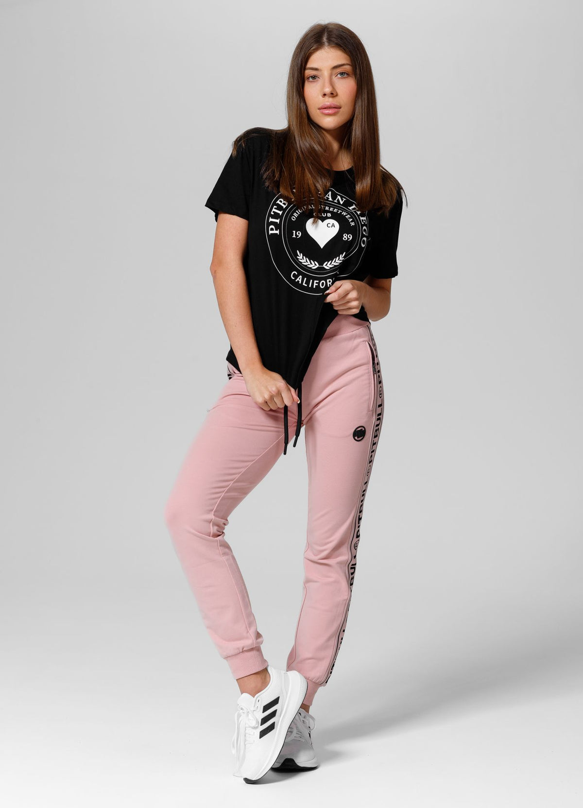 Women&#39;s sweatpants French Terry Judith - Pink