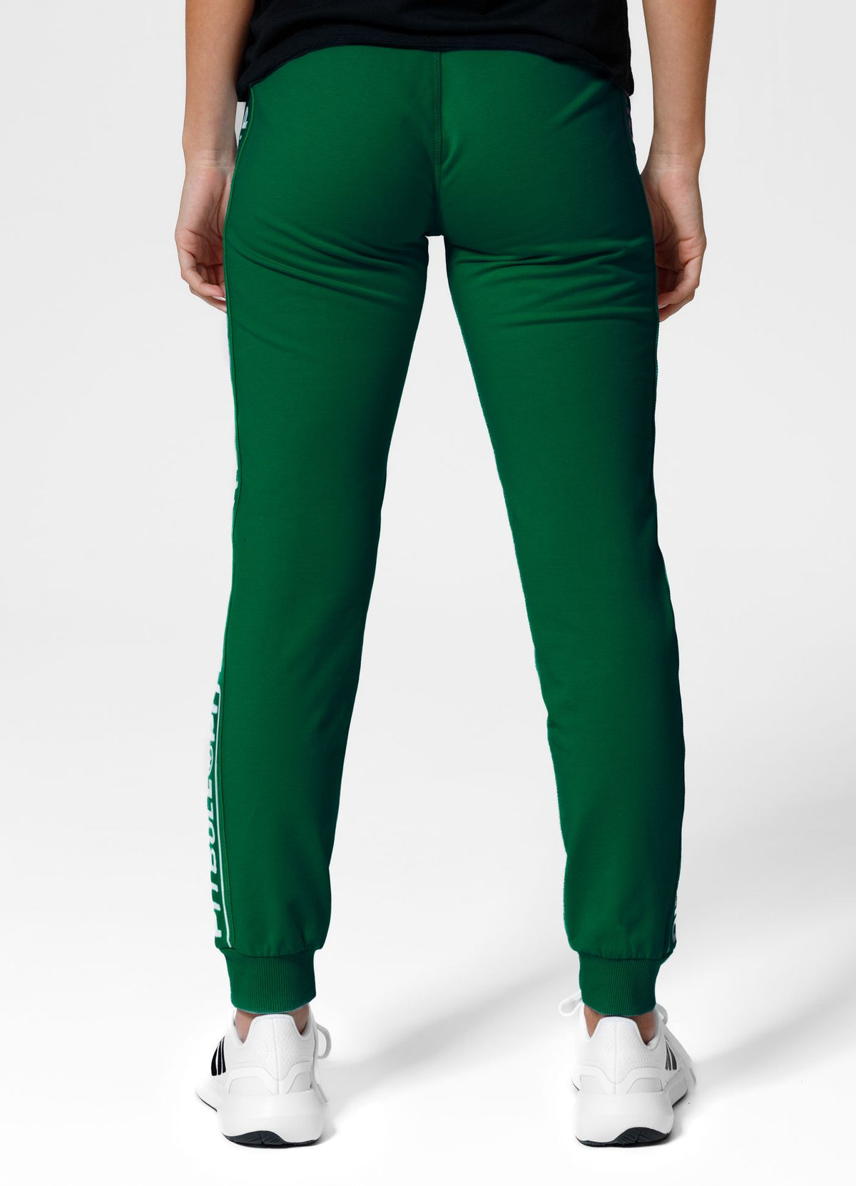 Women&#39;s sweatpants French Terry JUDITH - Dark green