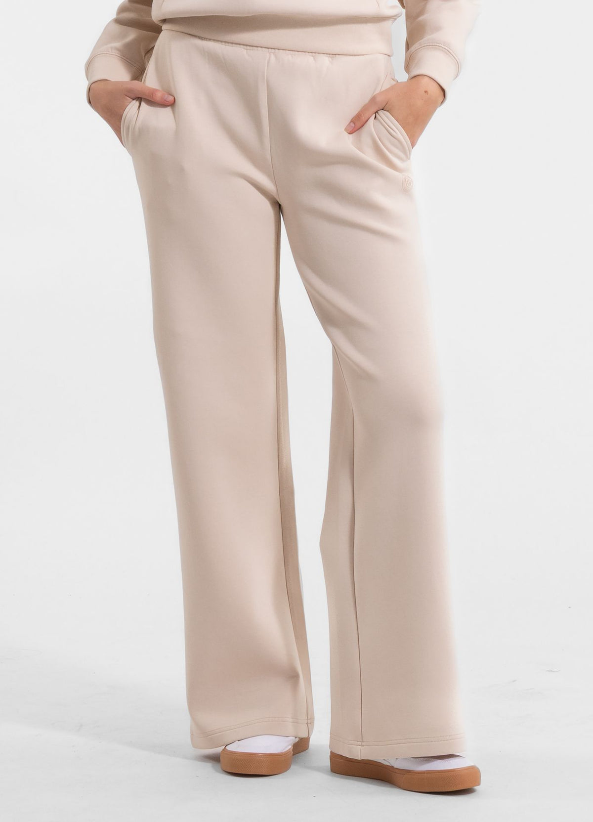 Women&#39;s sweatpants OPEN DISCOVERY - Sand