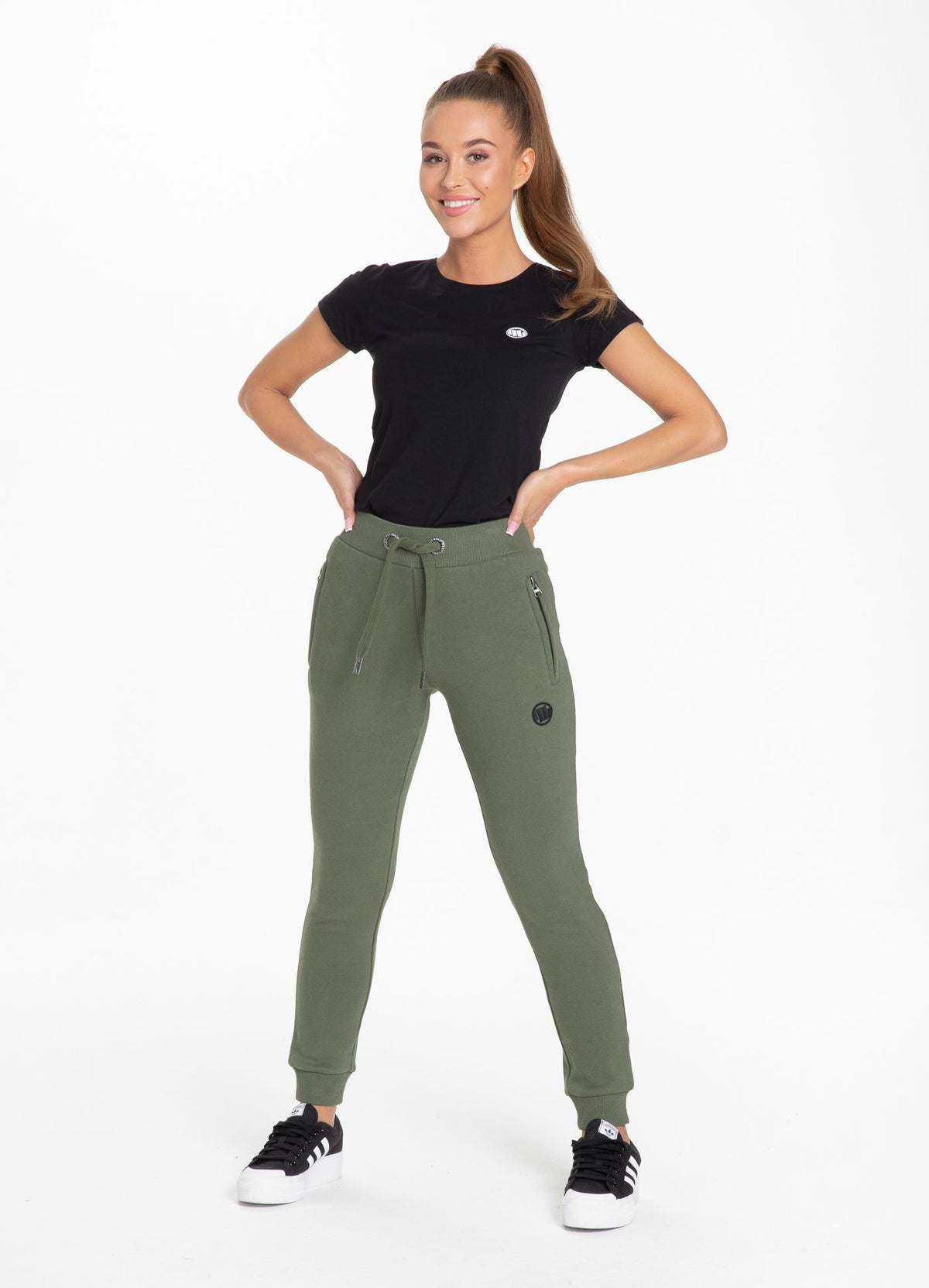 Women&#39;s Jogging Pants Small Logo 21