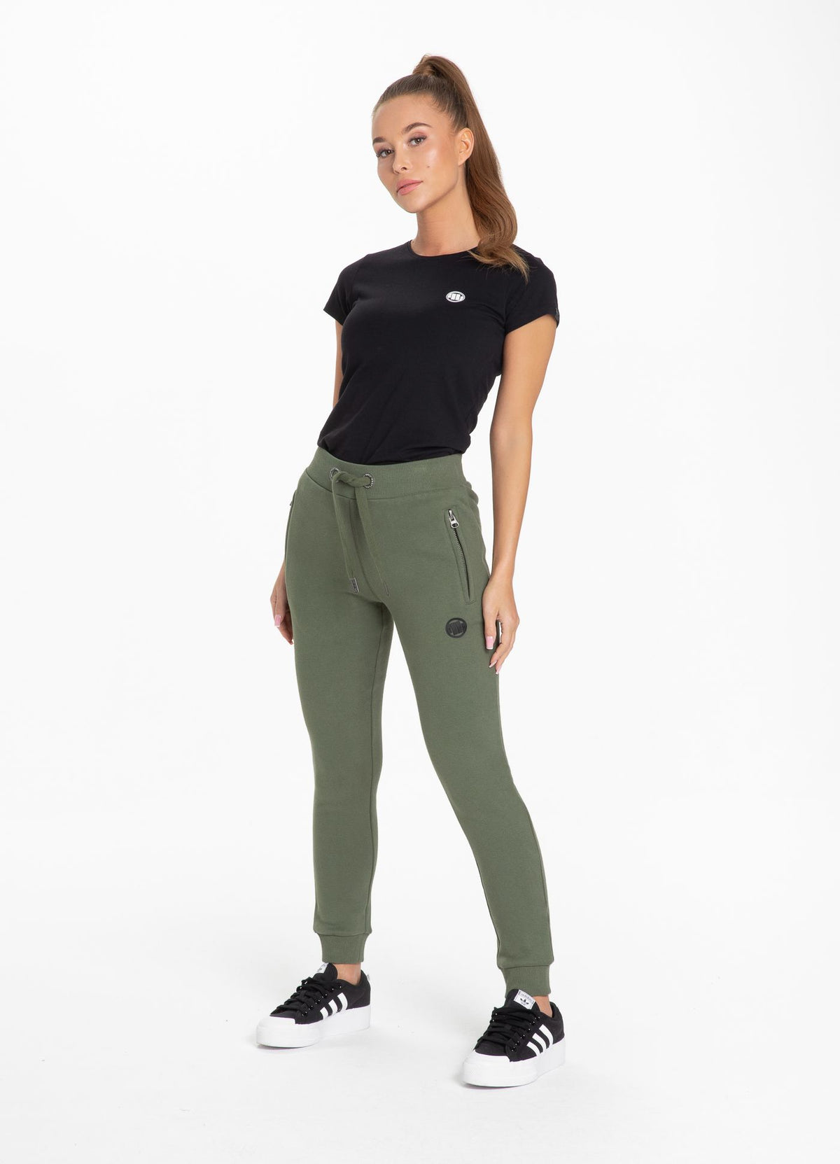 Women&#39;s Jogging Pants Small Logo 21