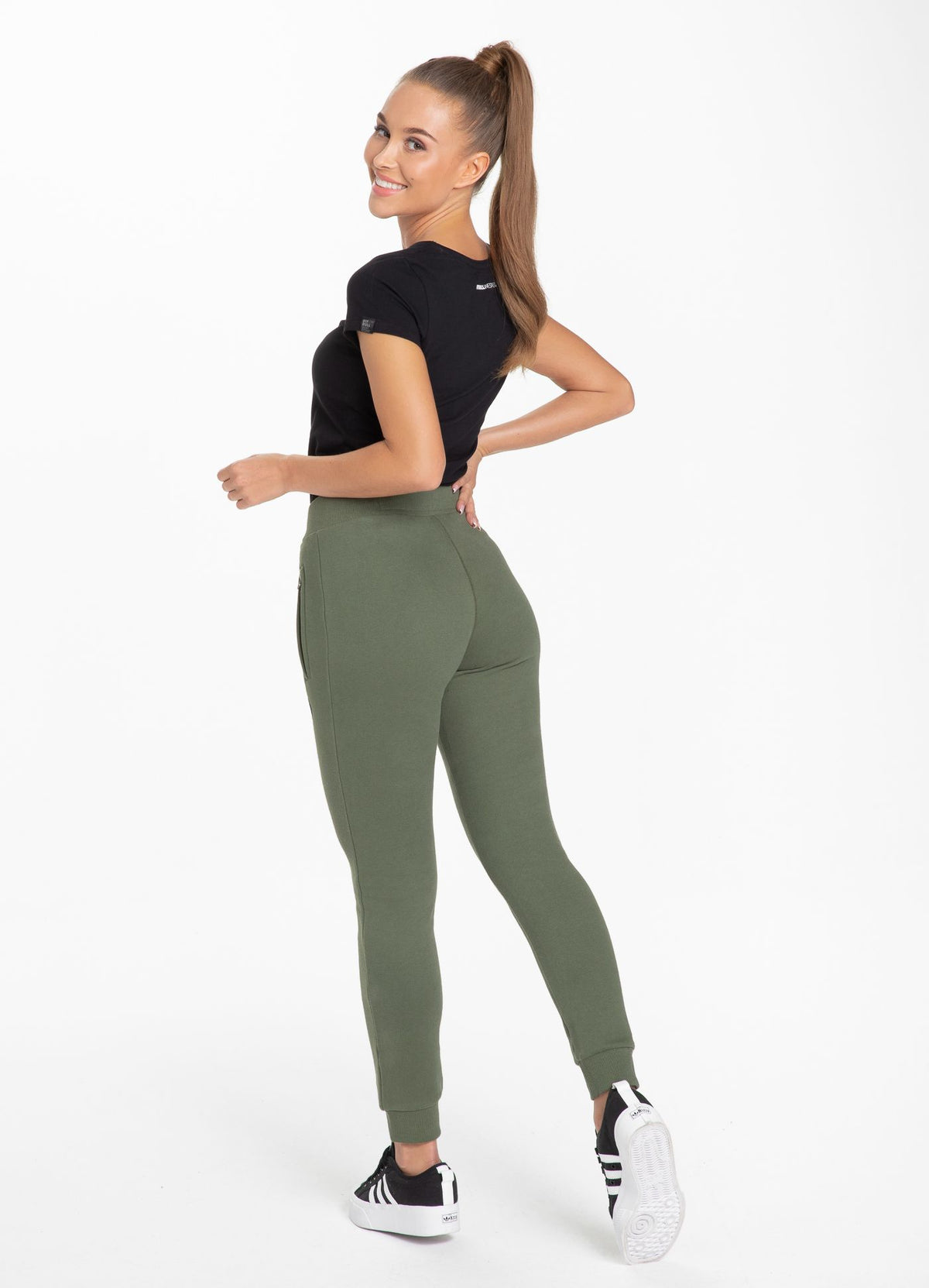 Women&#39;s Jogging Pants Small Logo 21