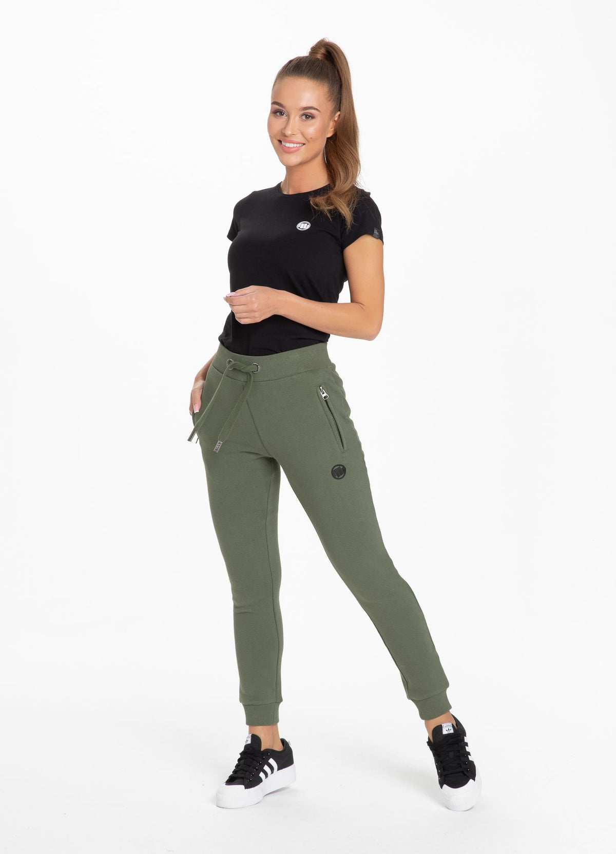 Women&#39;s Jogging Pants Small Logo 21