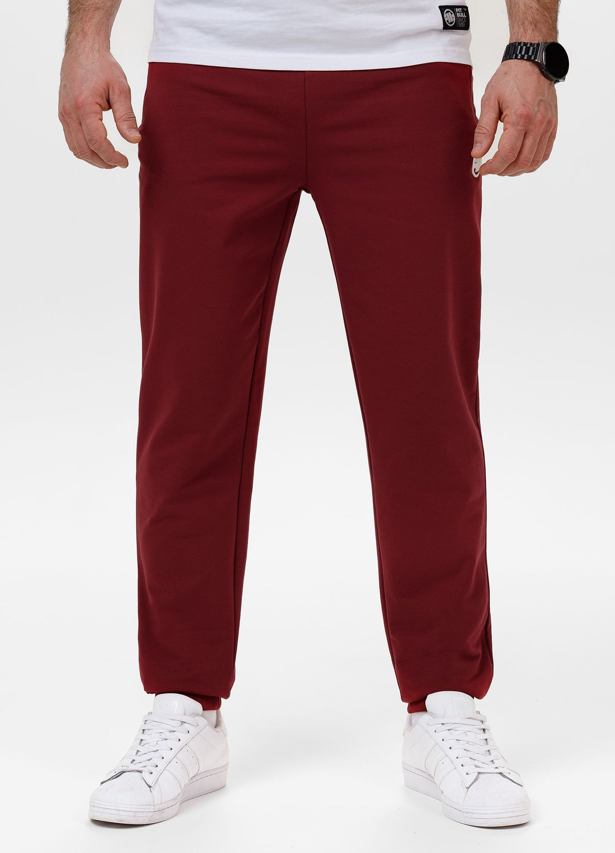 Men&#39;s Sweatpants SMALL LOGO NUGGET - Burgundy