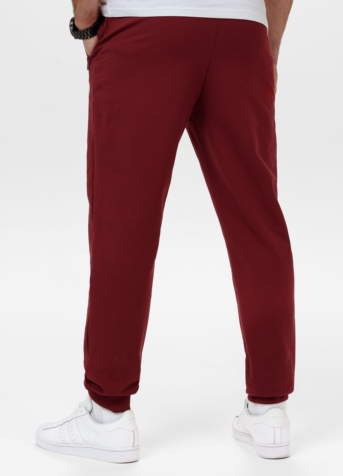 Men&#39;s Sweatpants SMALL LOGO NUGGET - Burgundy