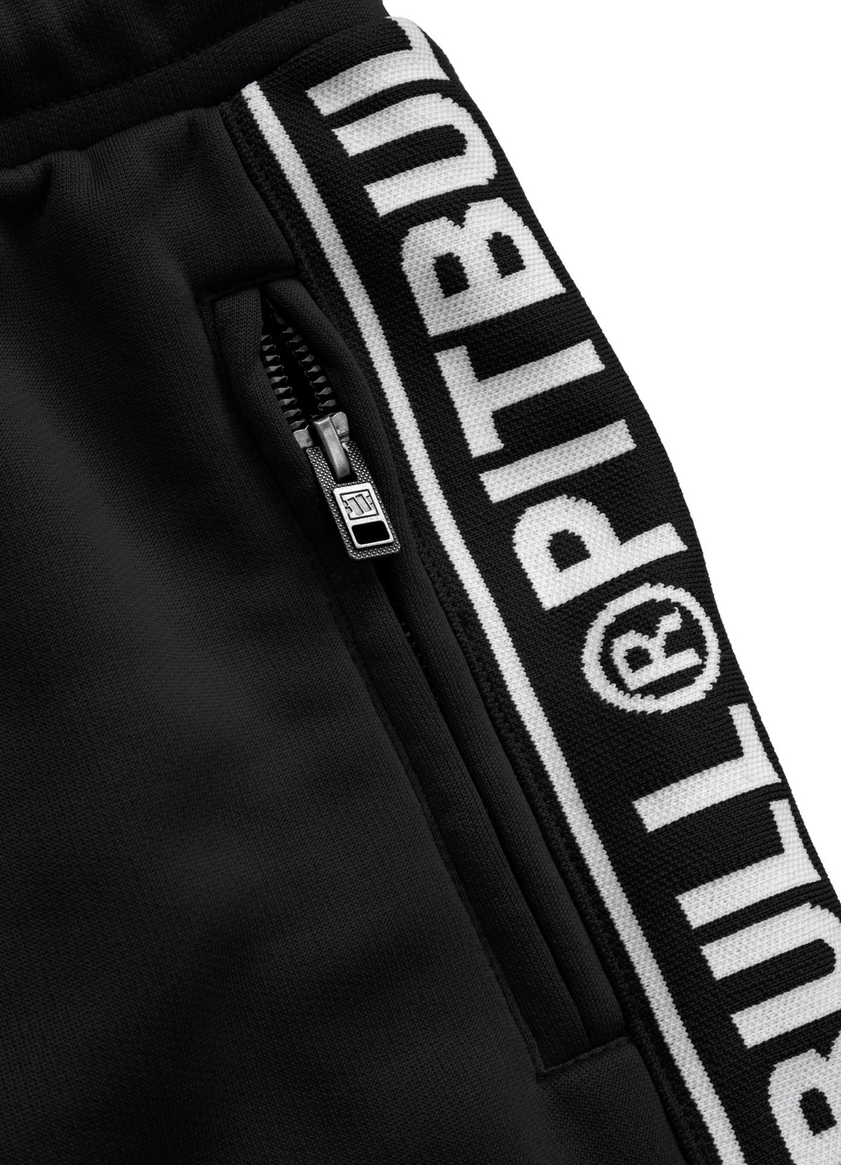 Men&#39;s Sweatpants Oldschool Tape Logo - Black