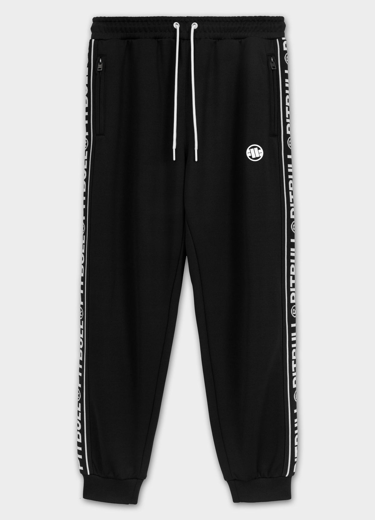 Men&#39;s Sweatpants Oldschool Tape Logo - Black