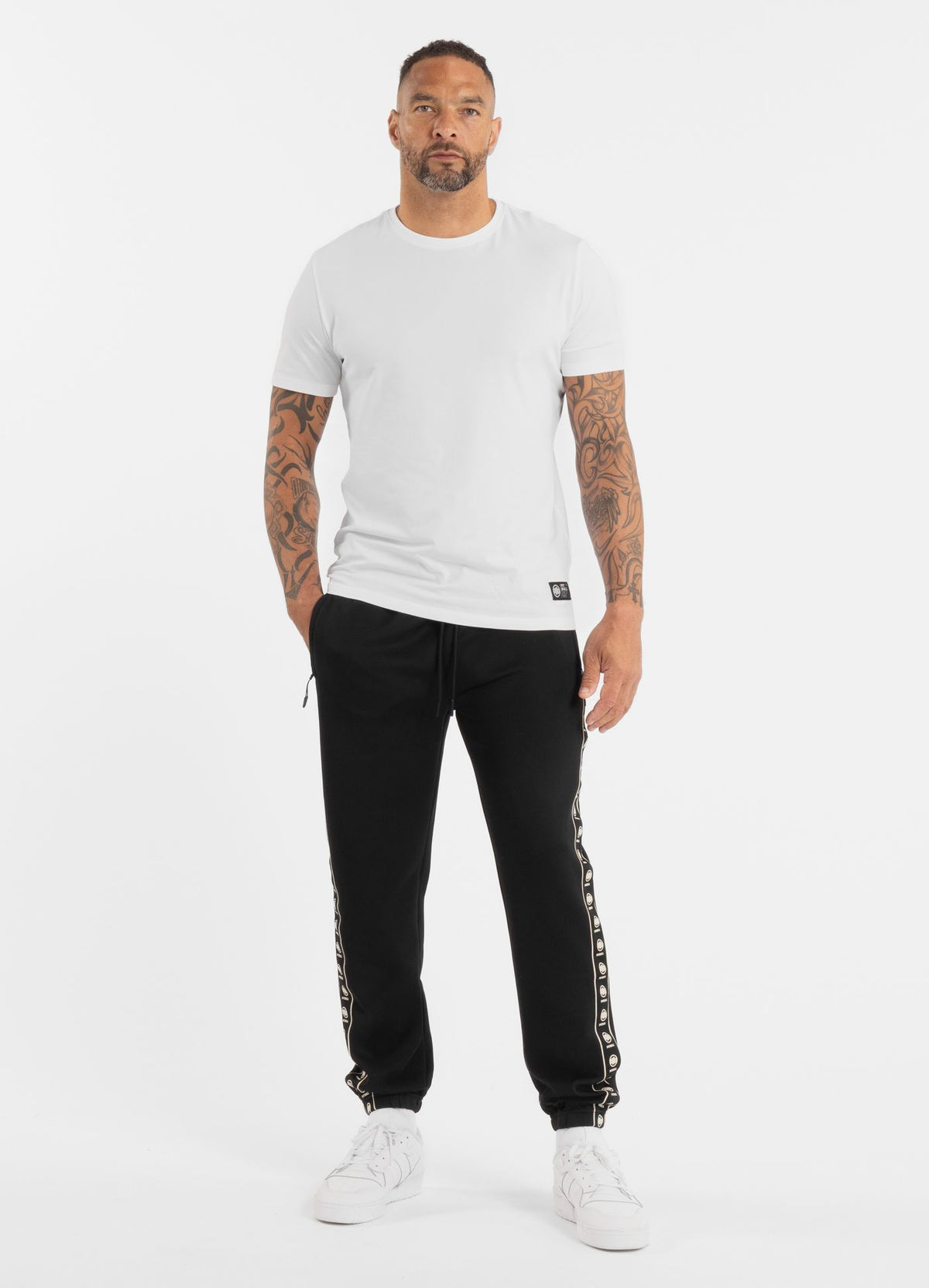 Men&#39;s Sweatpants Oldschool POWERS - Black