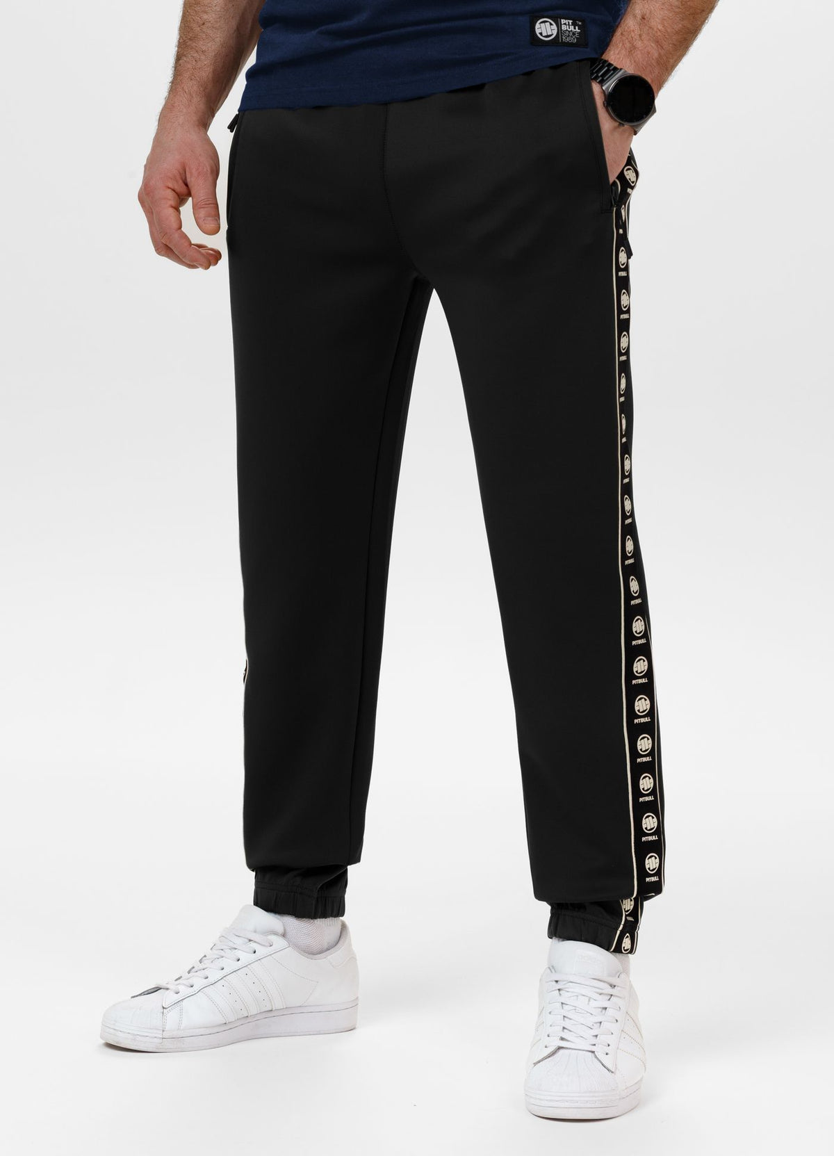 Men&#39;s Sweatpants Oldschool POWERS - Black