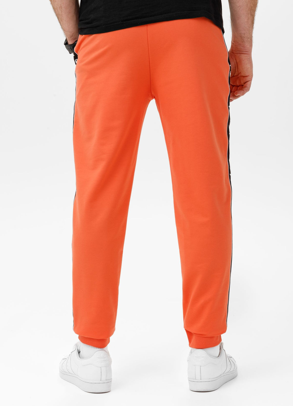 Men&#39;s Sweatpants TAPE NUGGET - Bright Salmon