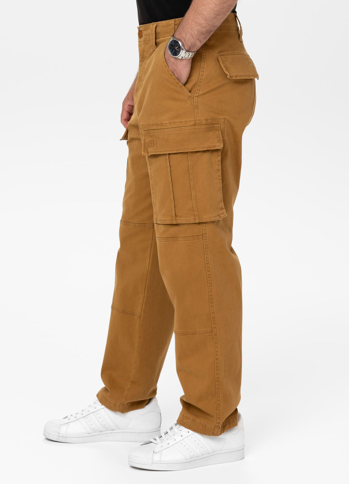 Men's Cargo Pants SCOTT - Honey yellow