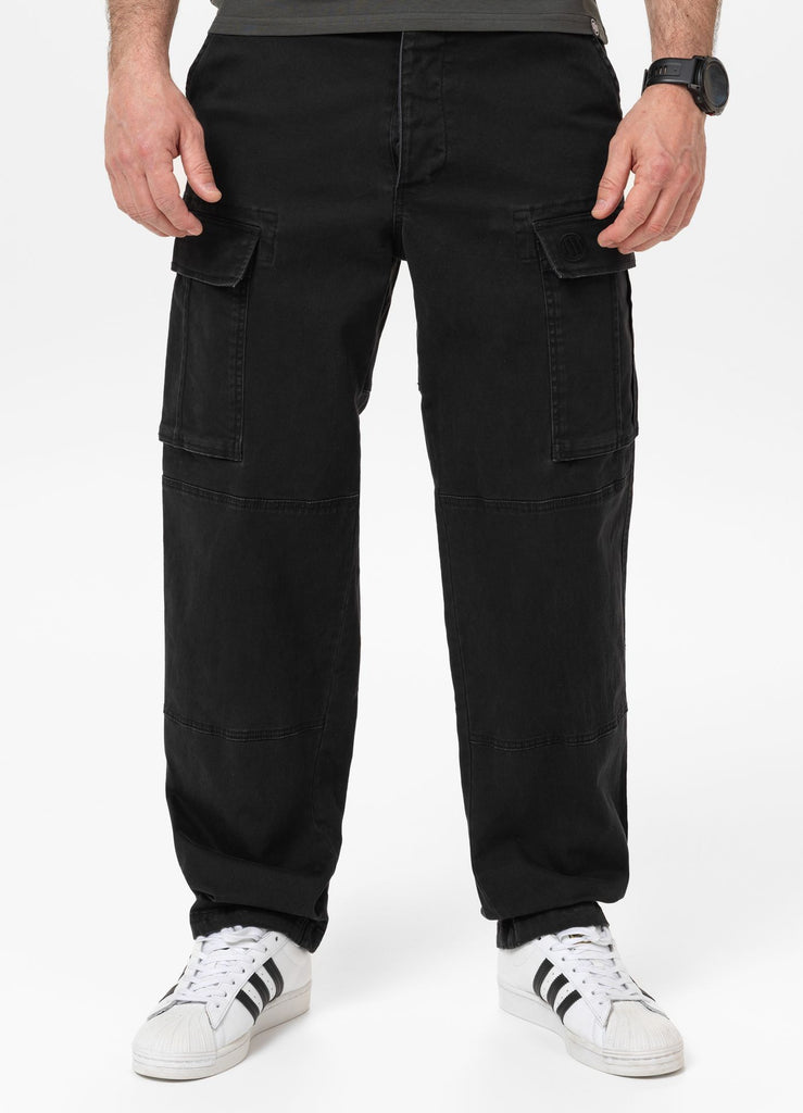 S pierce cargo pant ブラック 3S-05MAY24-CARGO-PANT-BLACK-