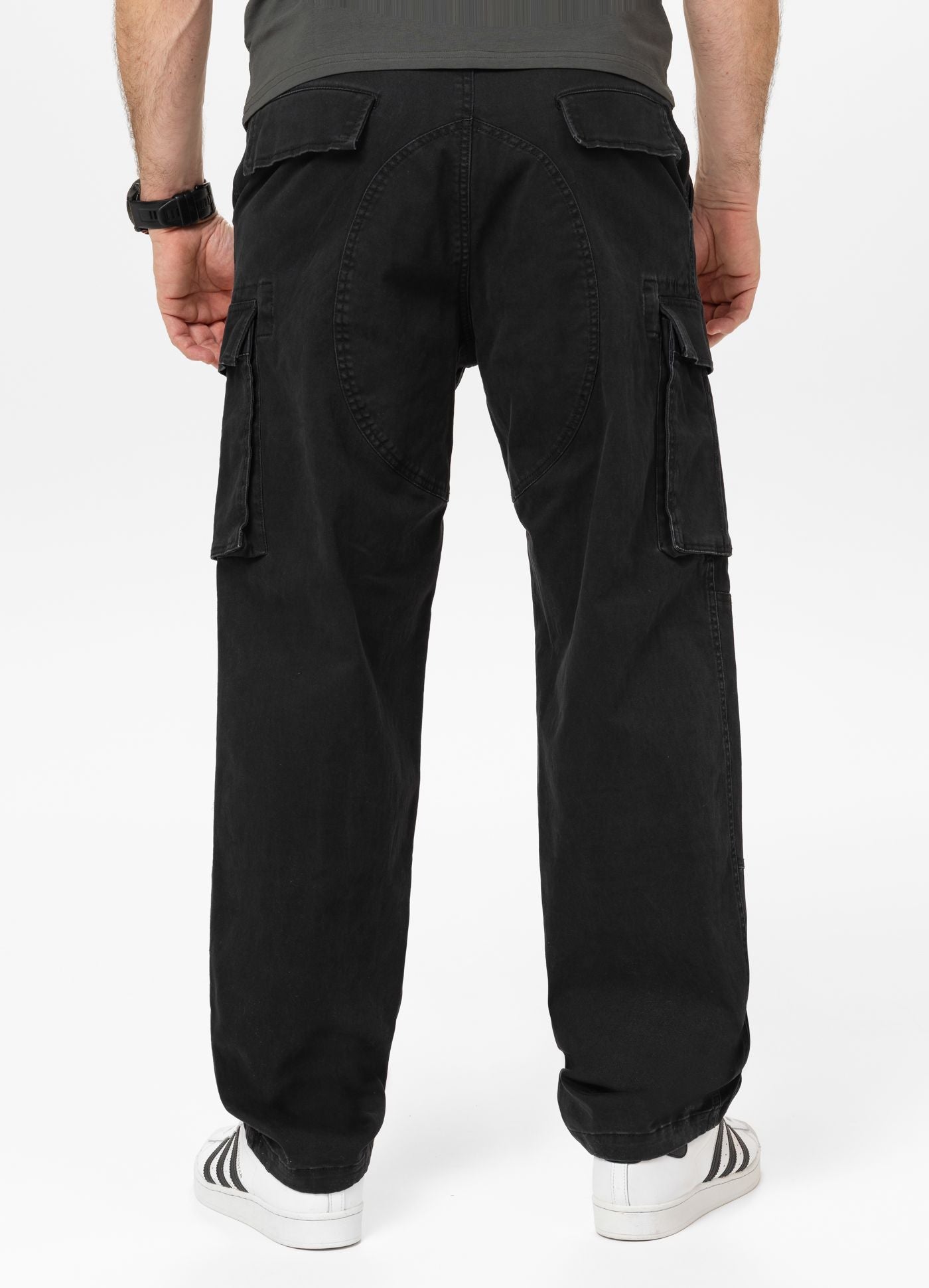 Buy Men's cargo pants SCOTT - Black | Pitbull Store