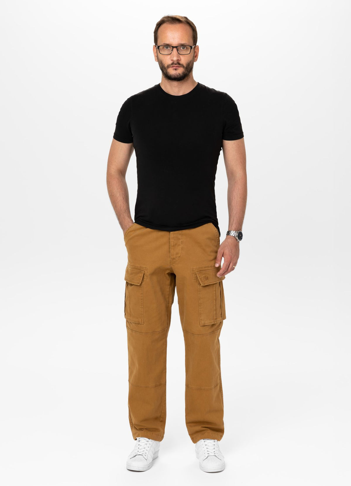Men&#39;s Cargo Pants SCOTT - Honey yellow