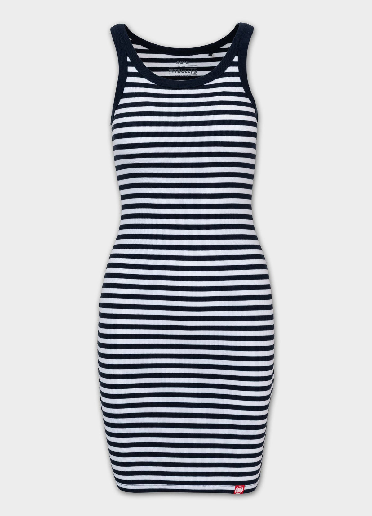 Sports dress Rib LAYLA II - Navy/White