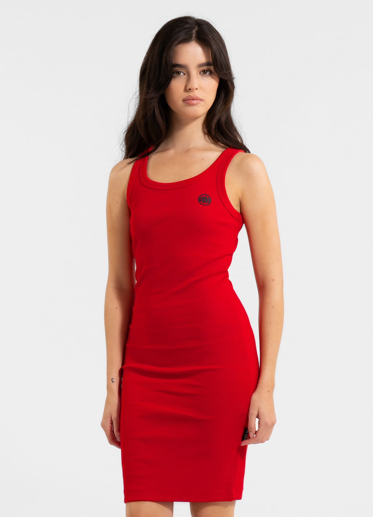 Women&#39;s Sports dress Rib LAYLA - Red