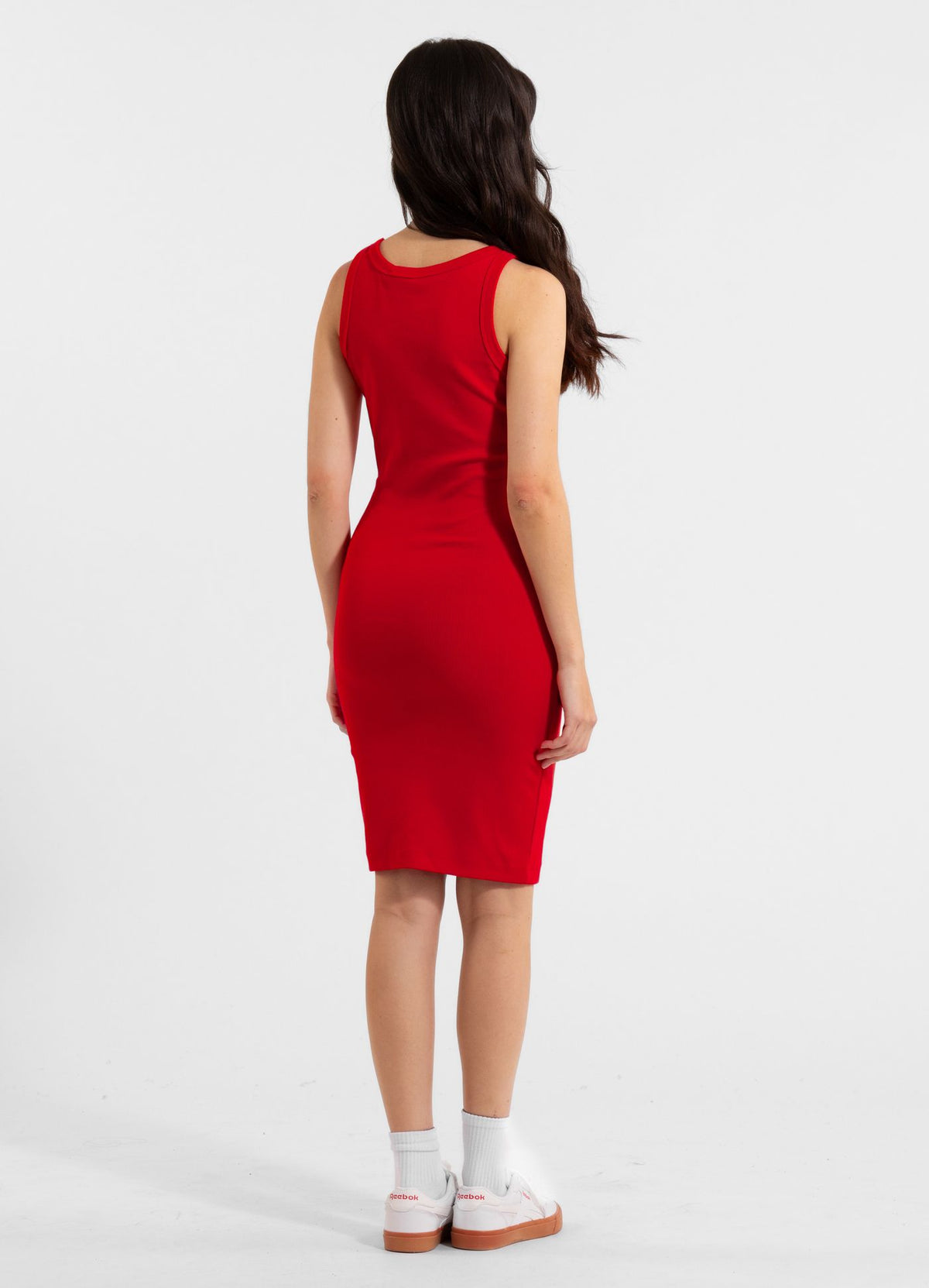 Women&#39;s Sports dress Rib LAYLA - Red