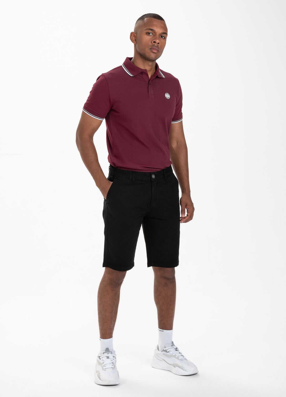 Chino Short Vermel