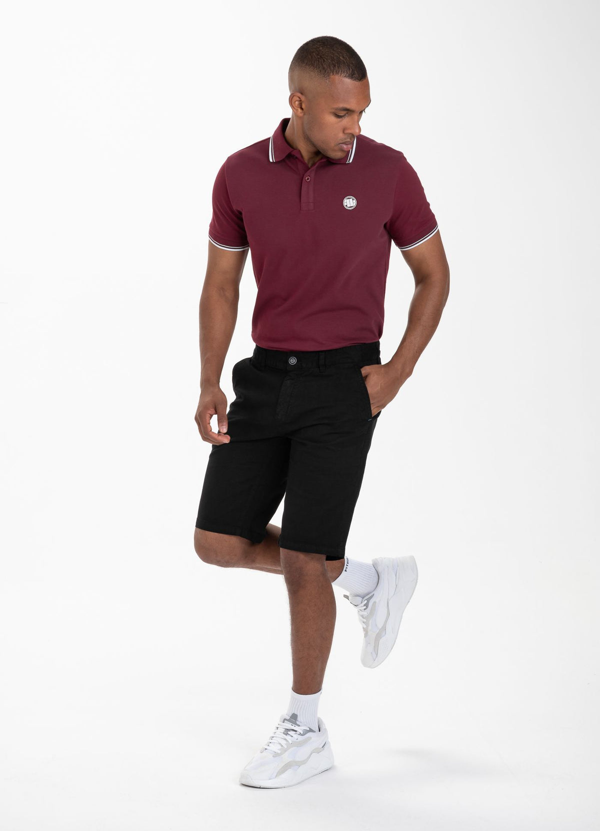 Chino Short Vermel