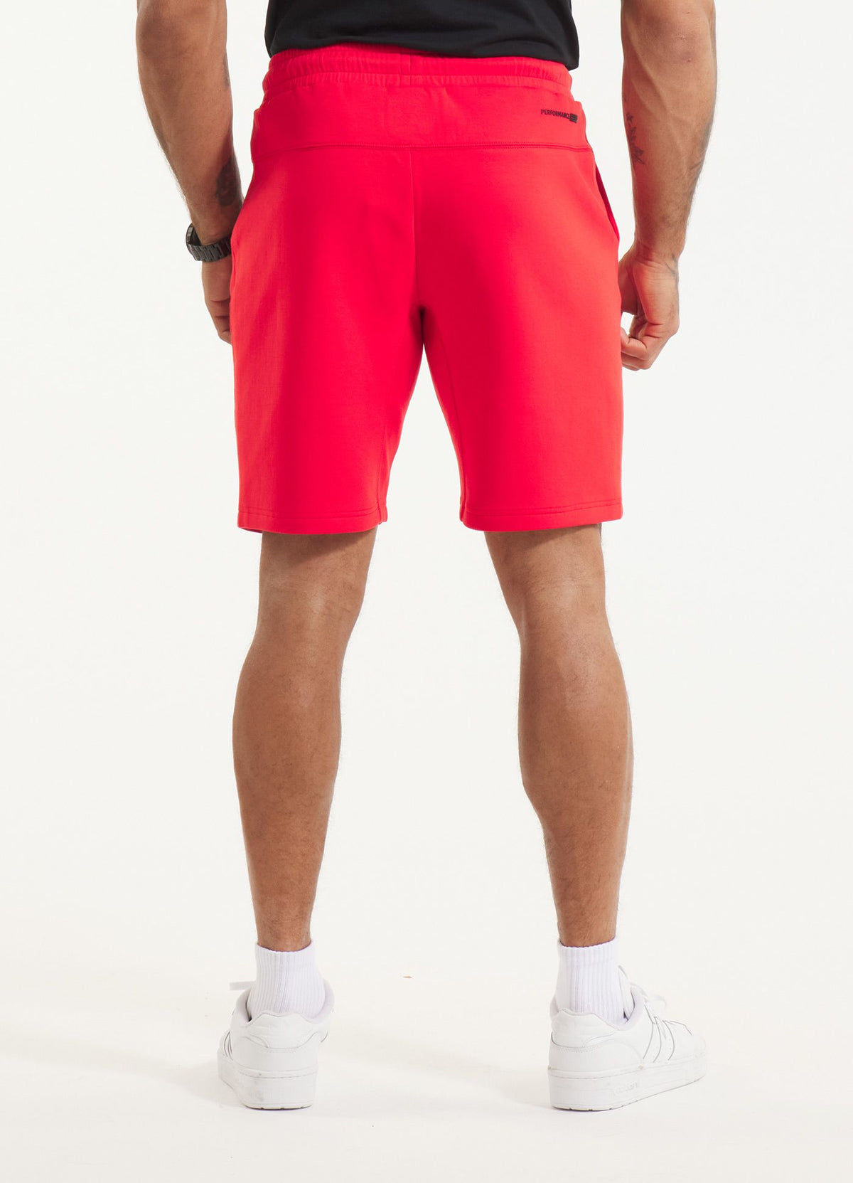 Men&#39;s Sweatshorts DOGWOOD POCKET - Fluo Red