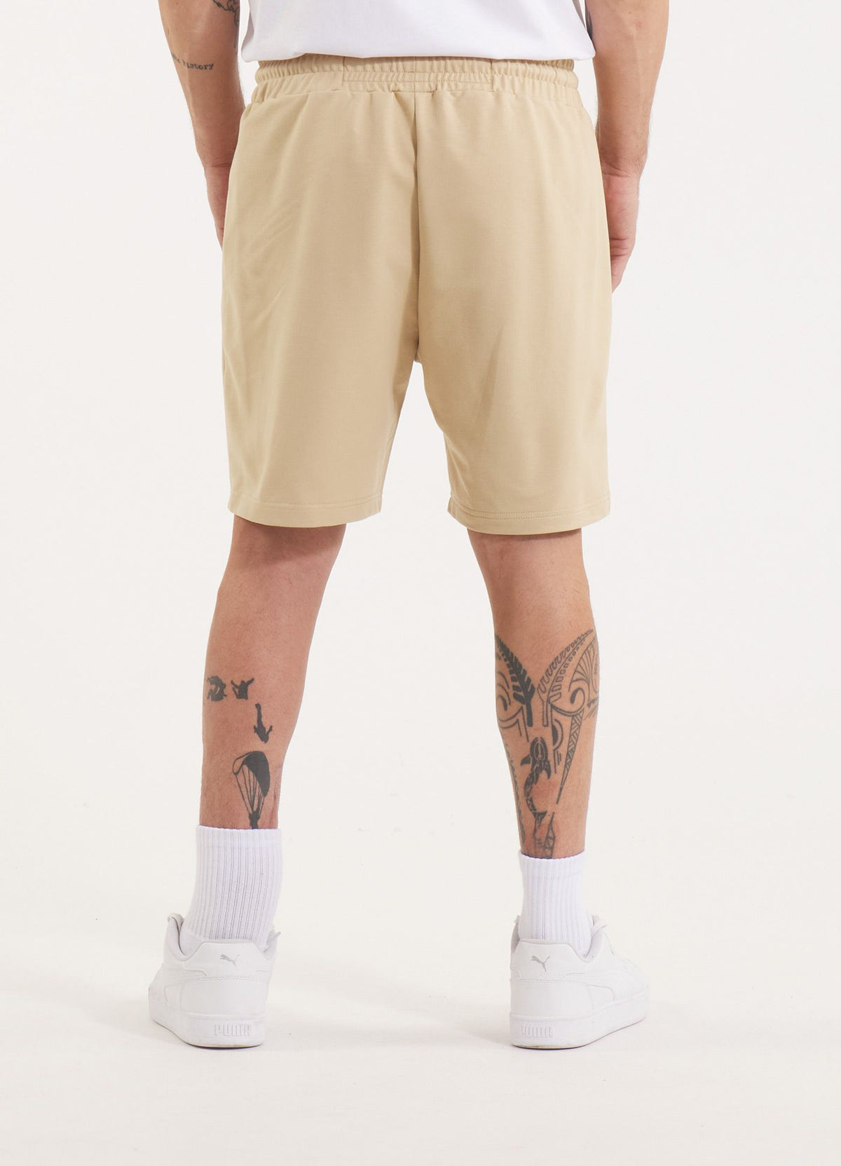 Men&#39;s sweat shorts NUGGET - Light sand