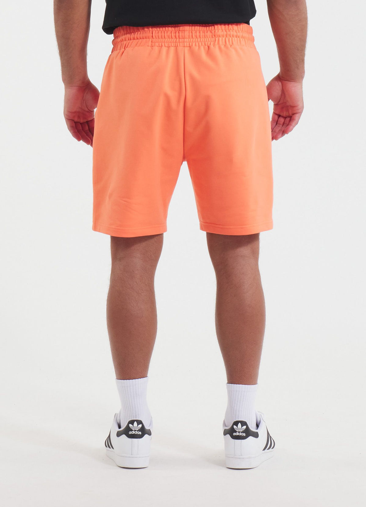 Men&#39;s sweat shorts NUGGET - Bright salmon