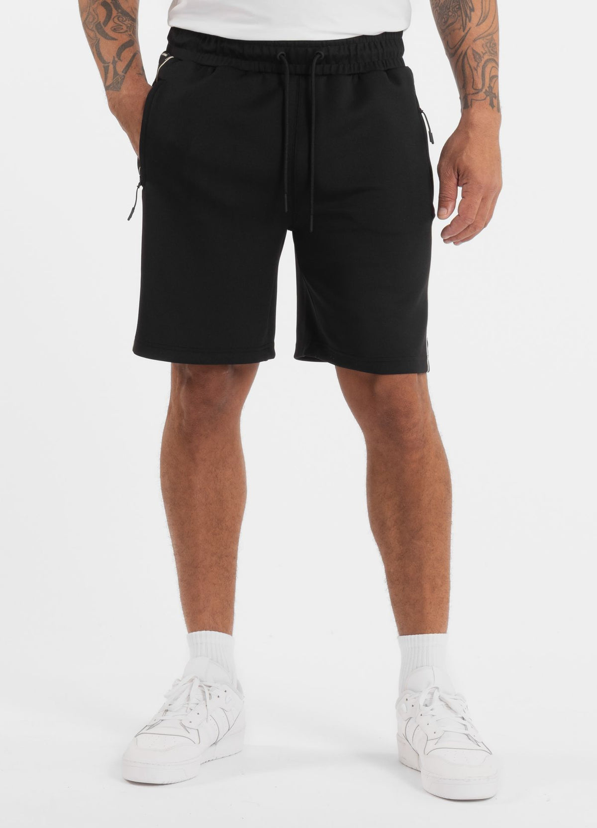 Men&#39;s Sweatshorts Oldschool POWERS - Black