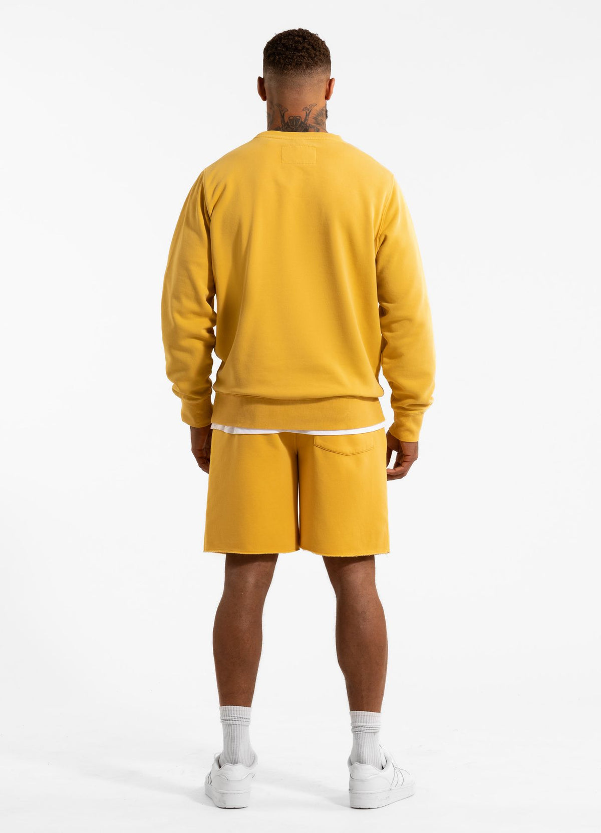 Men&#39;s Sweat shorts Washed Lancaster II - Washed yellow