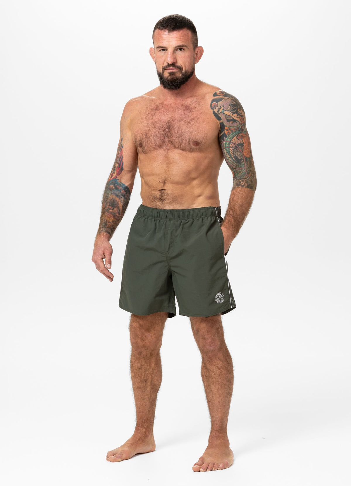 Men's Boardshorts CROWNHILL - Dark Olive