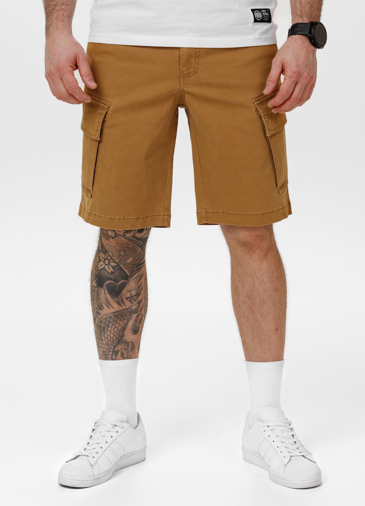 Men&#39;s Cargo Shorts SCOTT - Honey Yellow