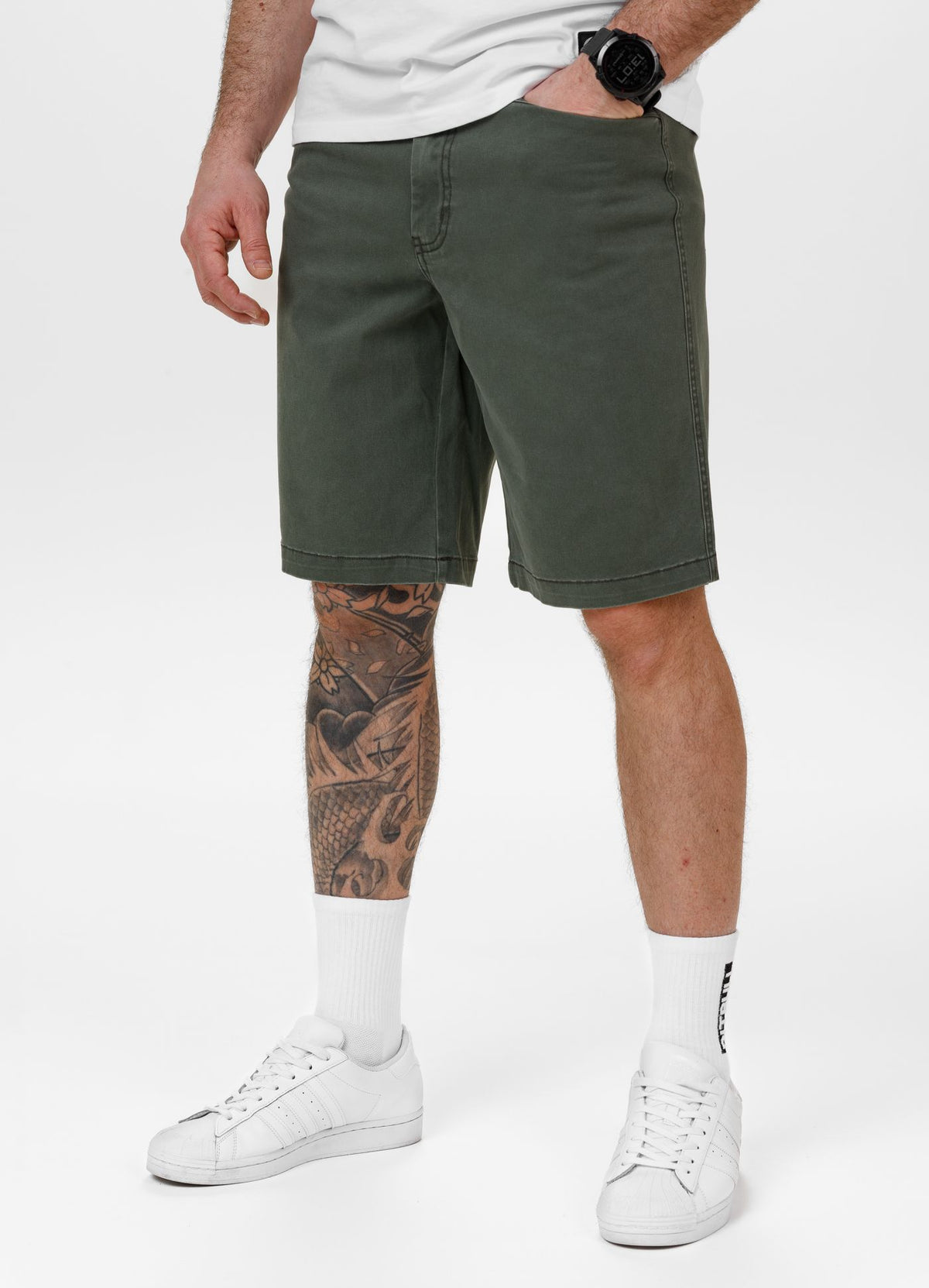 Men&#39;s Chino Shorts GRAVES - Olive