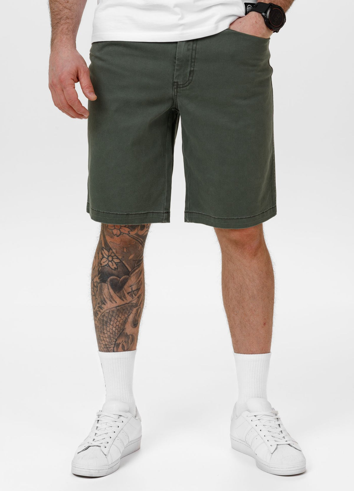 Men&#39;s Chino Shorts GRAVES - Olive