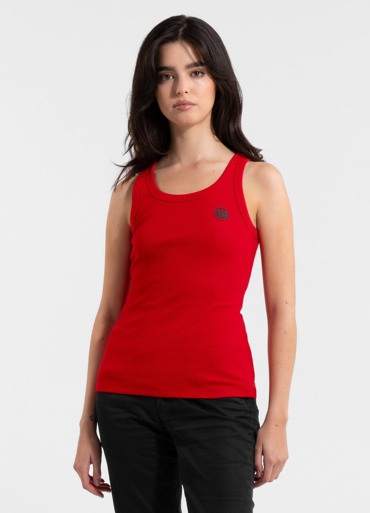 Women's Tank Top Rib LAYLA - Red