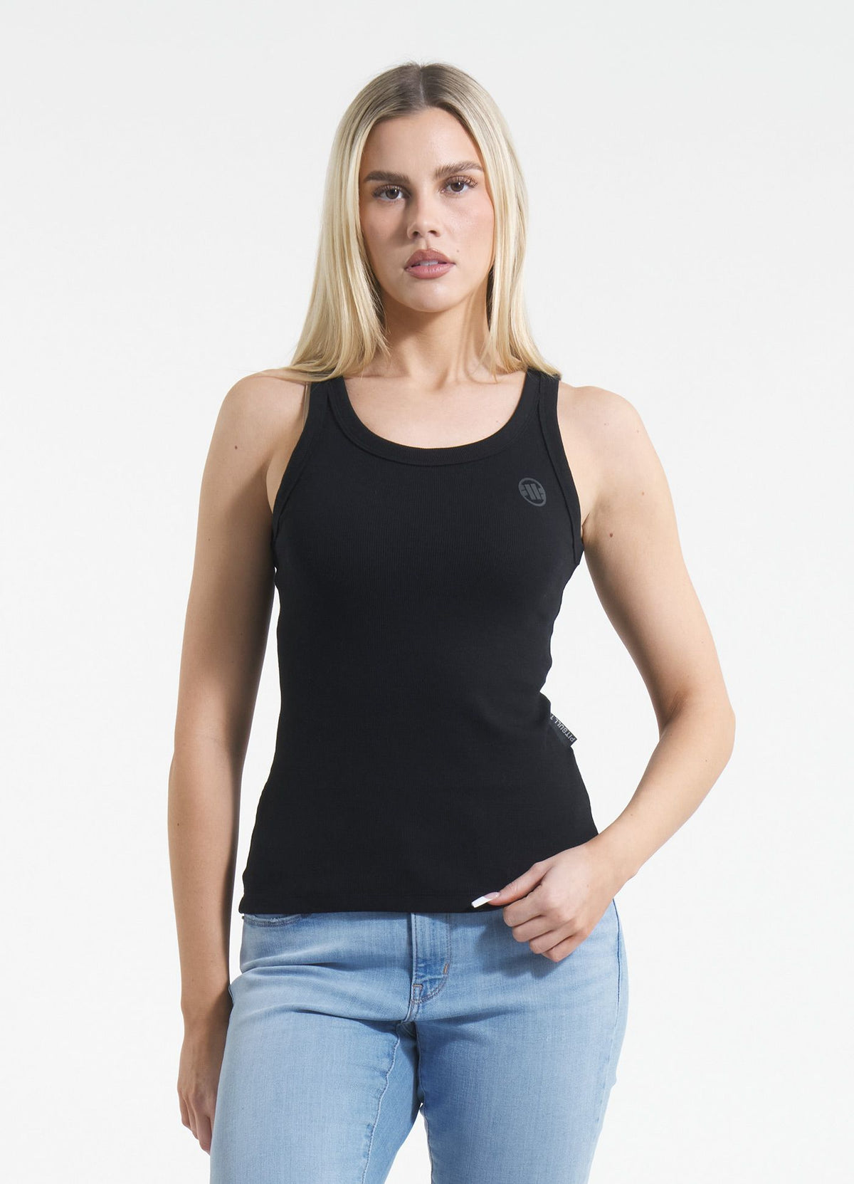 Women&#39;s Tank Top Rib LAYLA - Black