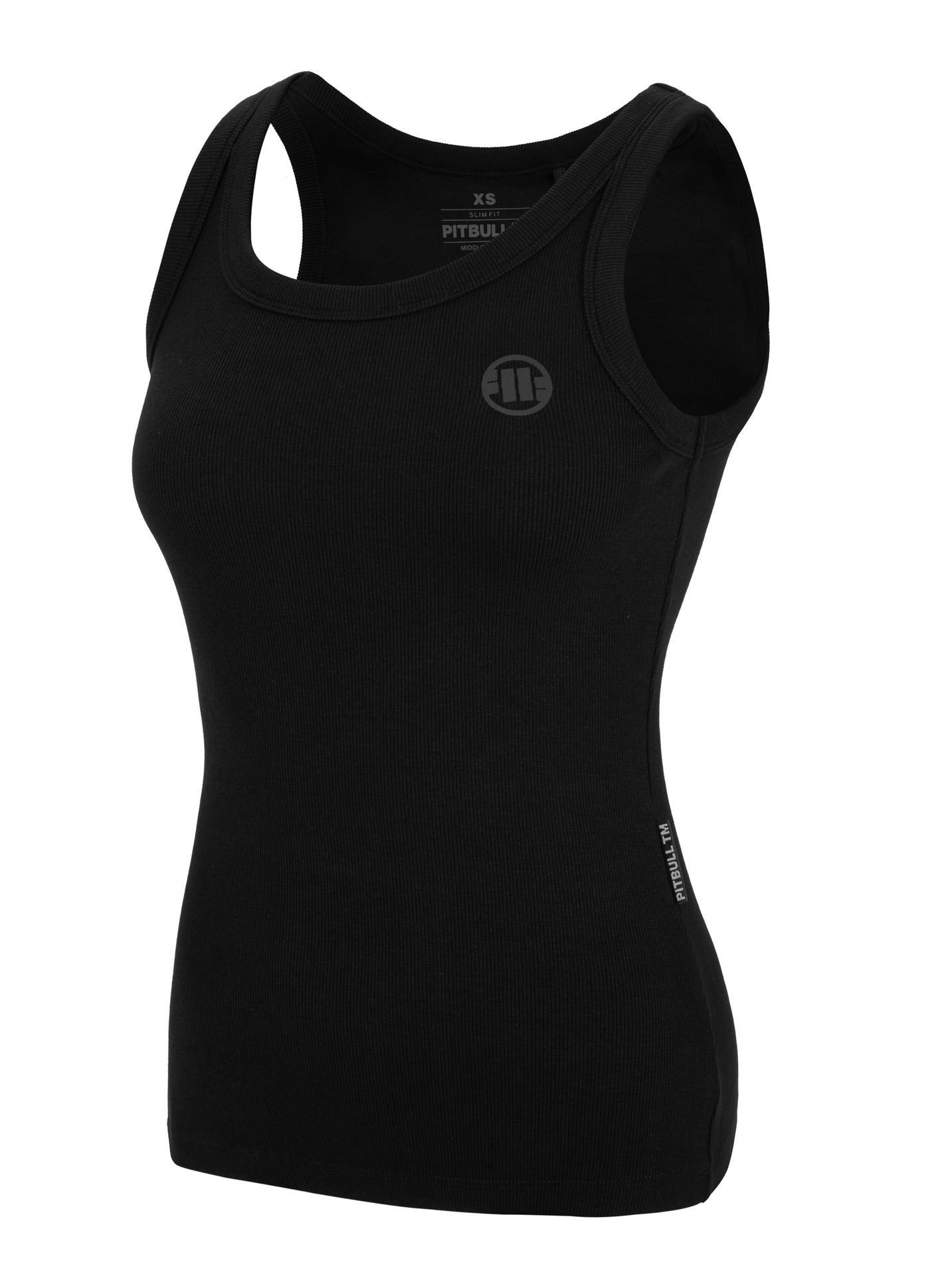 タンクトップ ノースリーブ Tyra Rib Top Black レディース plage タンクトップ ノースリーブ sheer タンク レディース