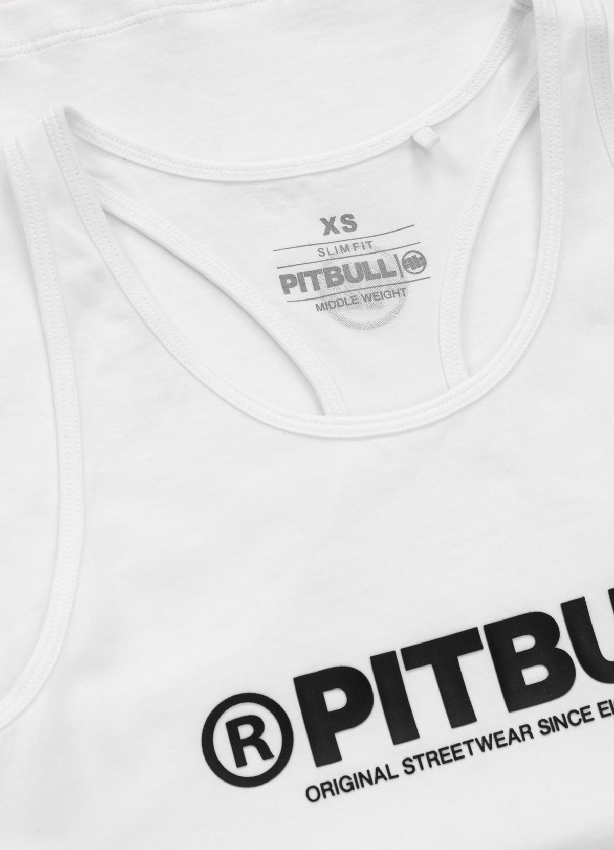 Women's Tank Top Slim Fit PITBULL R - White