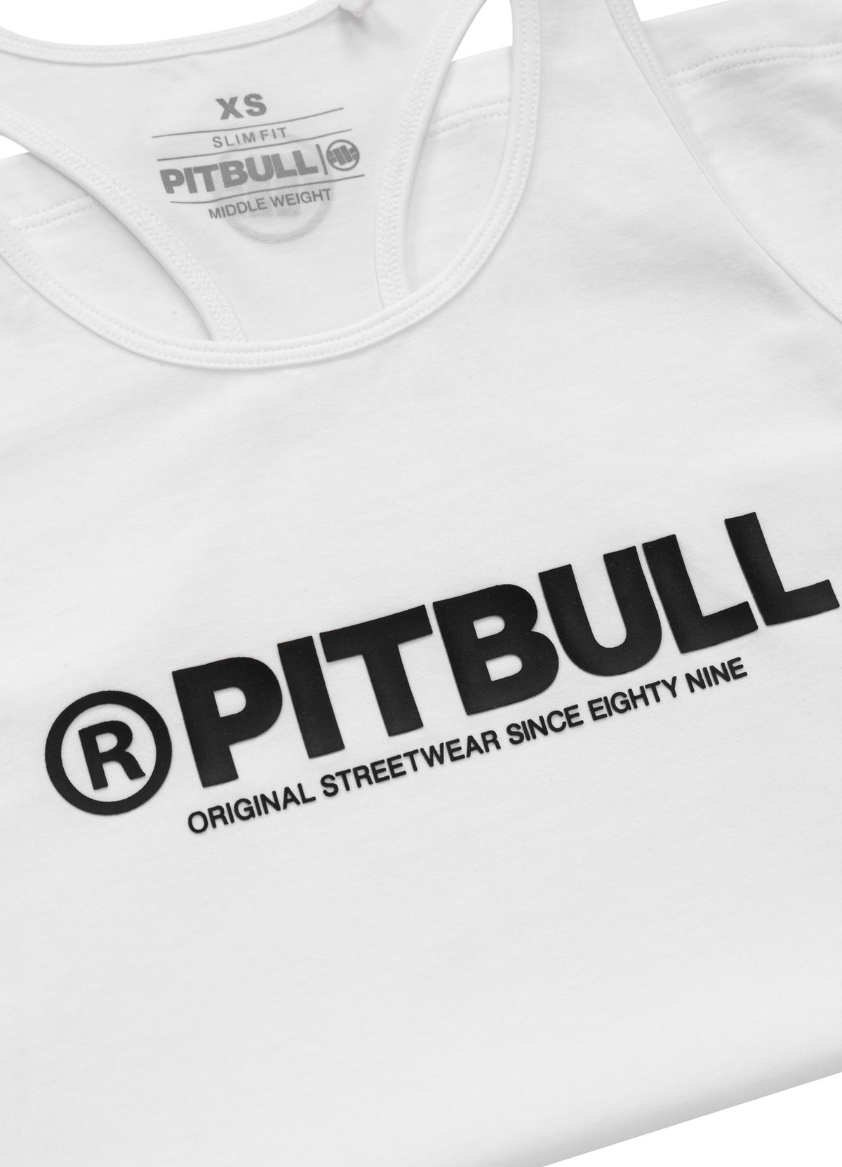 Women's Tank Top Slim Fit PITBULL R - White