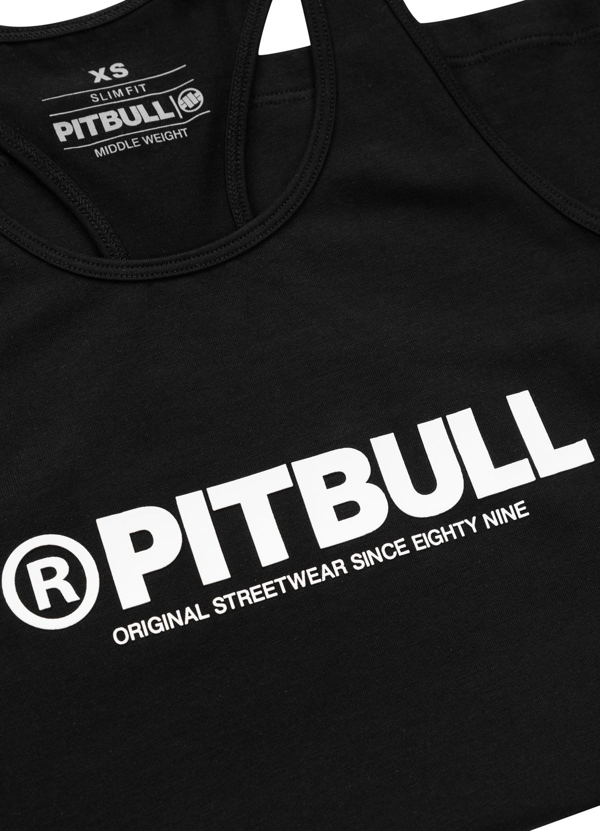 Women's Tank Top Slim Fit PITBULL R - Black
