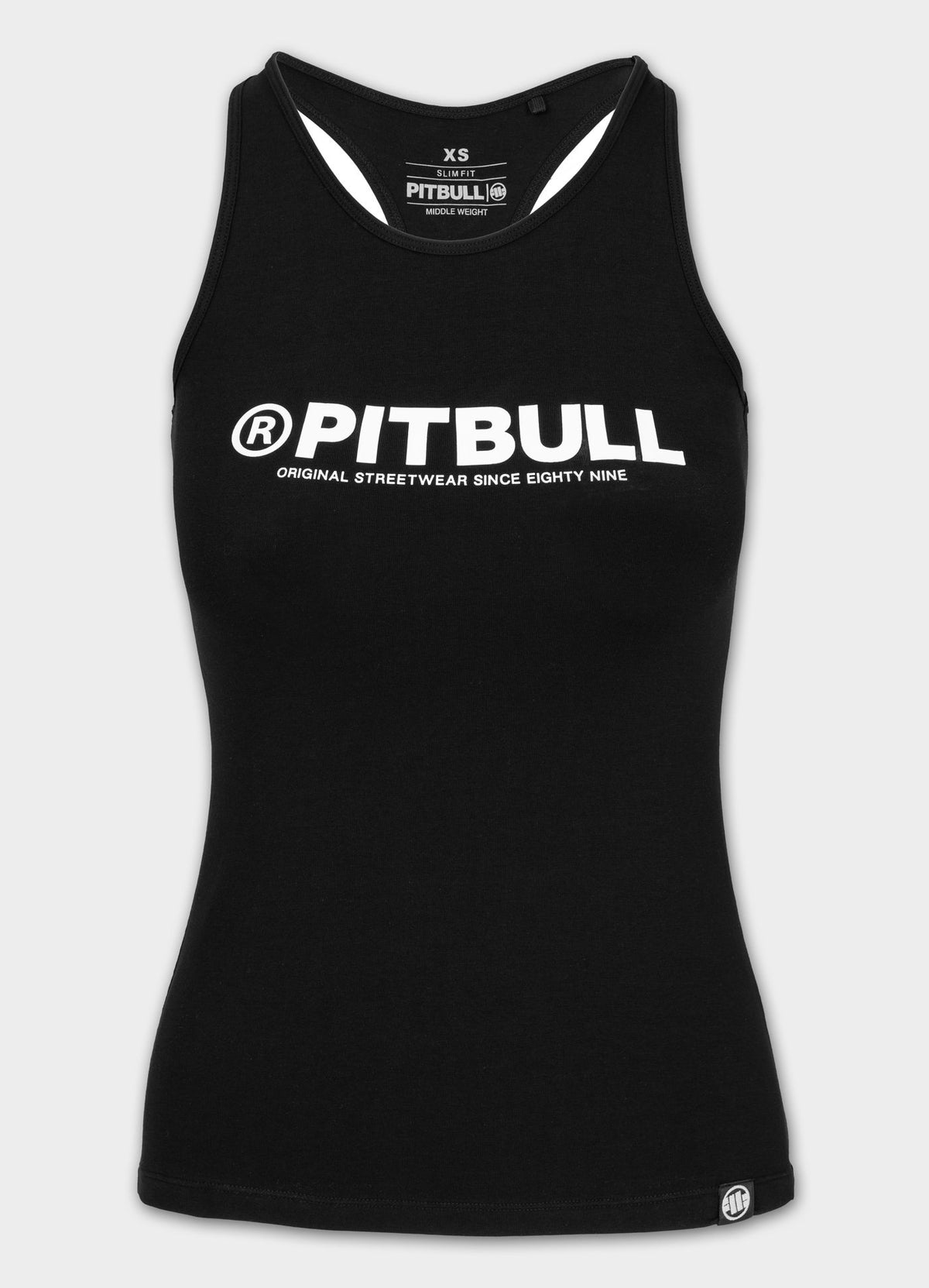 Women's Tank Top Slim Fit PITBULL R - Black
