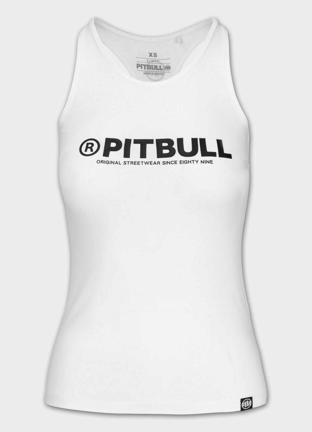 Women's Tank Top Slim Fit PITBULL R - White