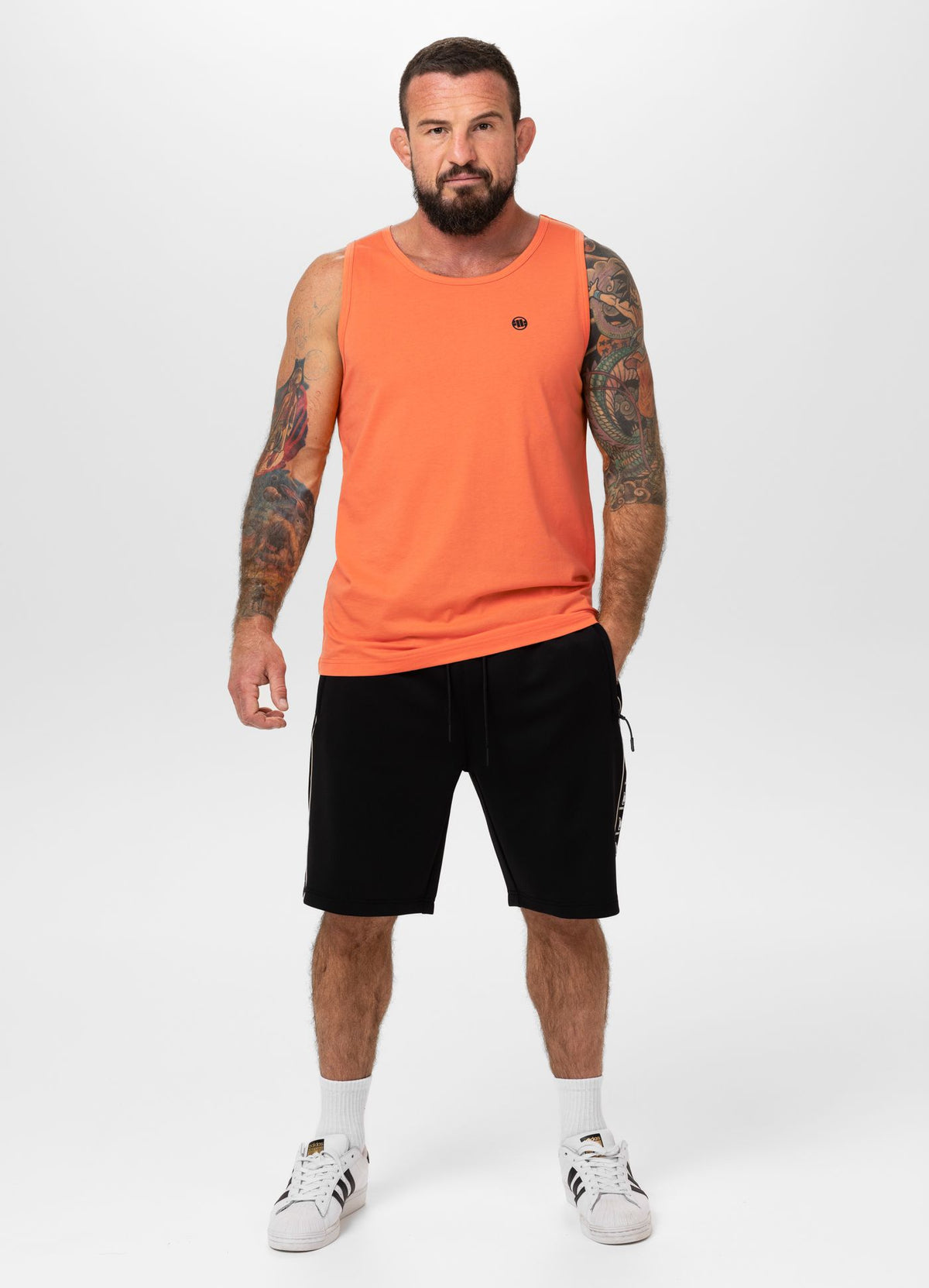 Men's Tank Top Coolmax SCOTT - Fluo Orange