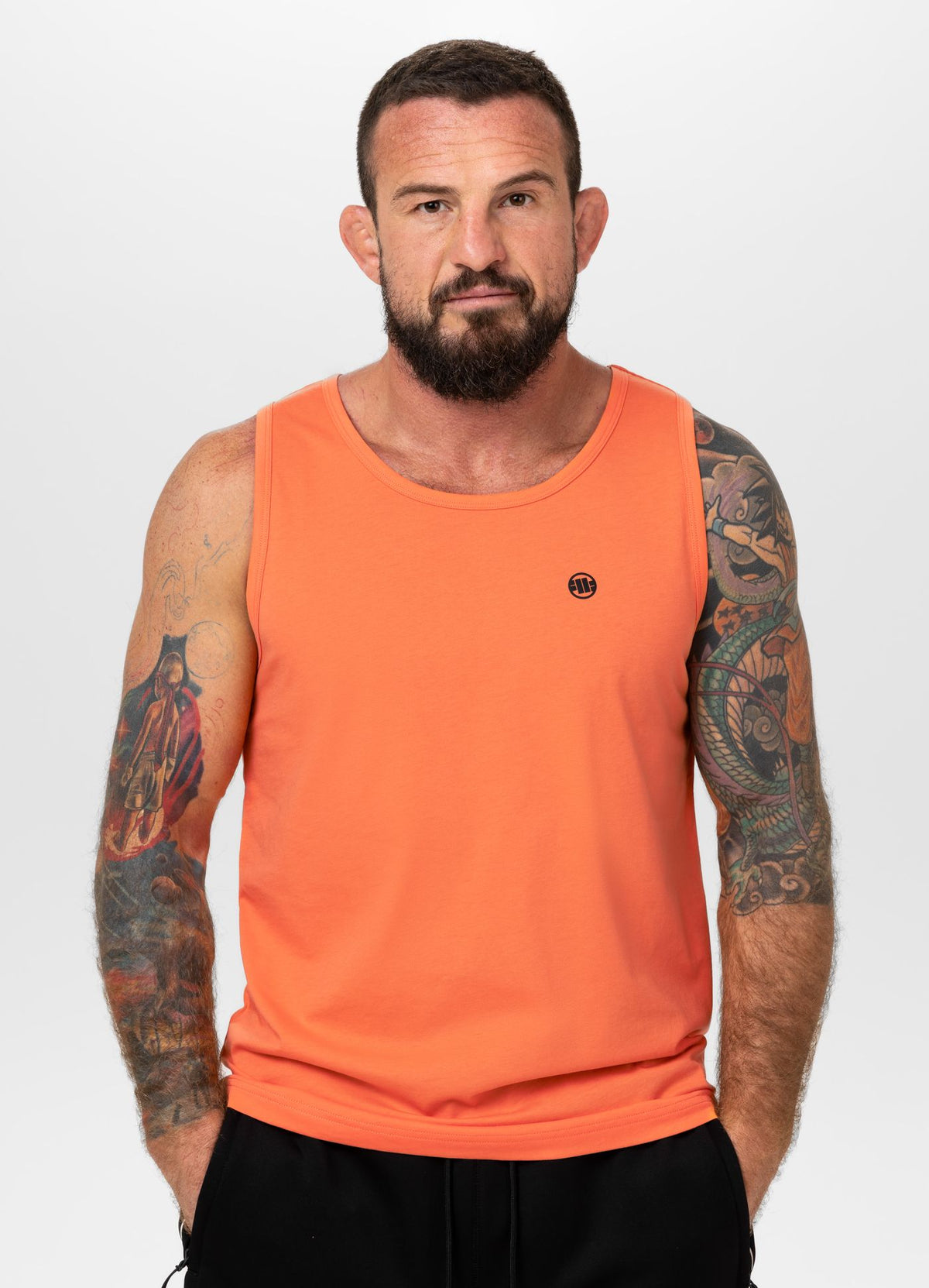 Men's Tank Top Coolmax SCOTT - Fluo Orange