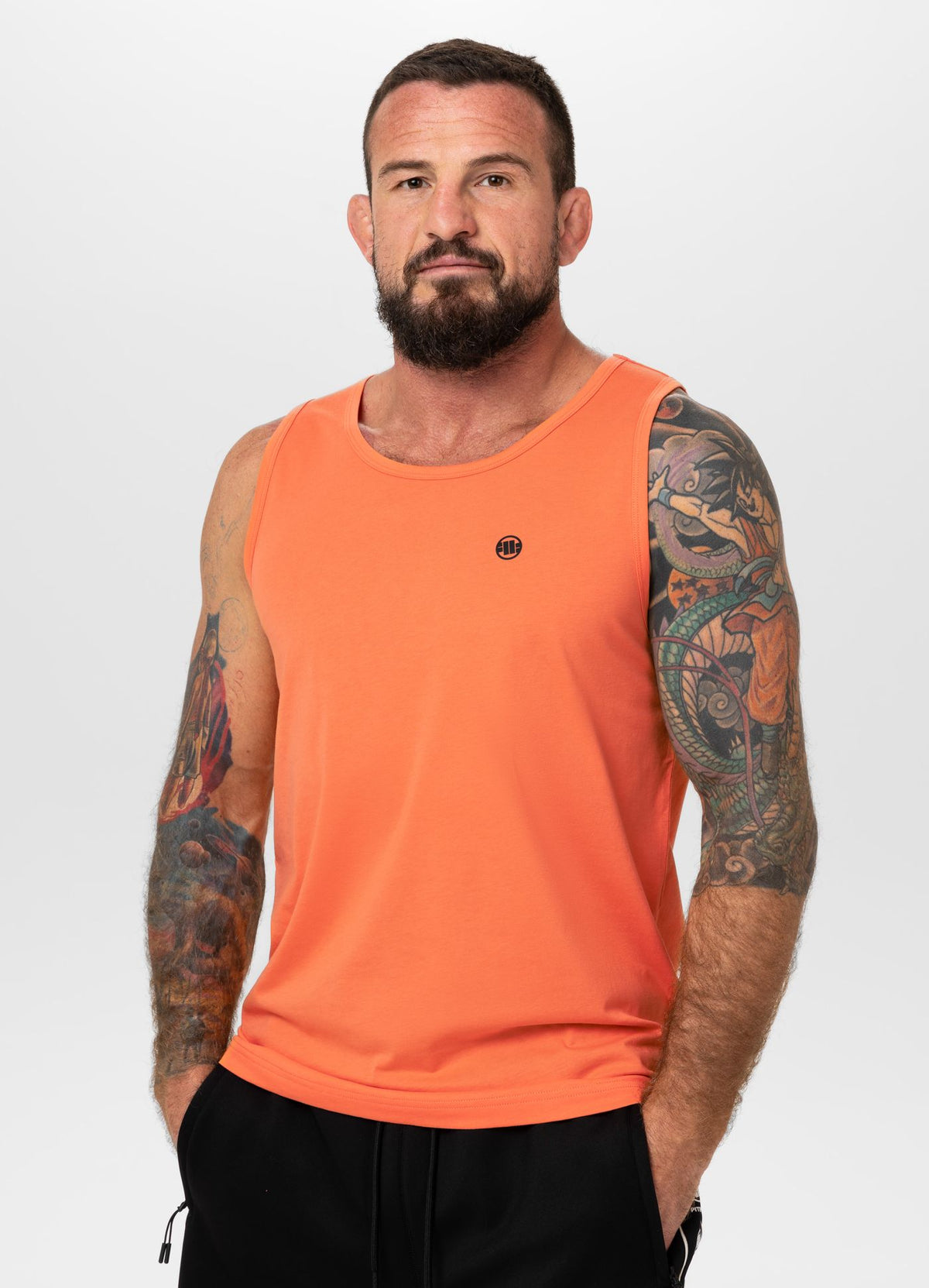 Men's Tank Top Coolmax SCOTT - Fluo Orange