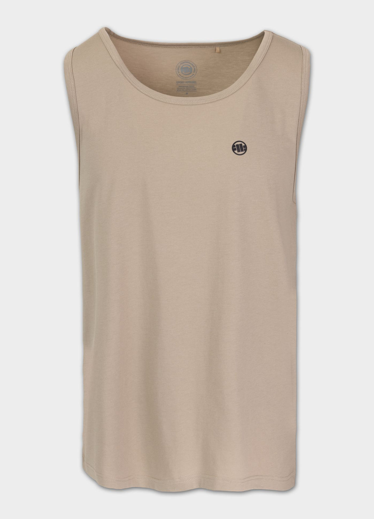 Men's Tank Top Coolmax SCOTT - Dark sand