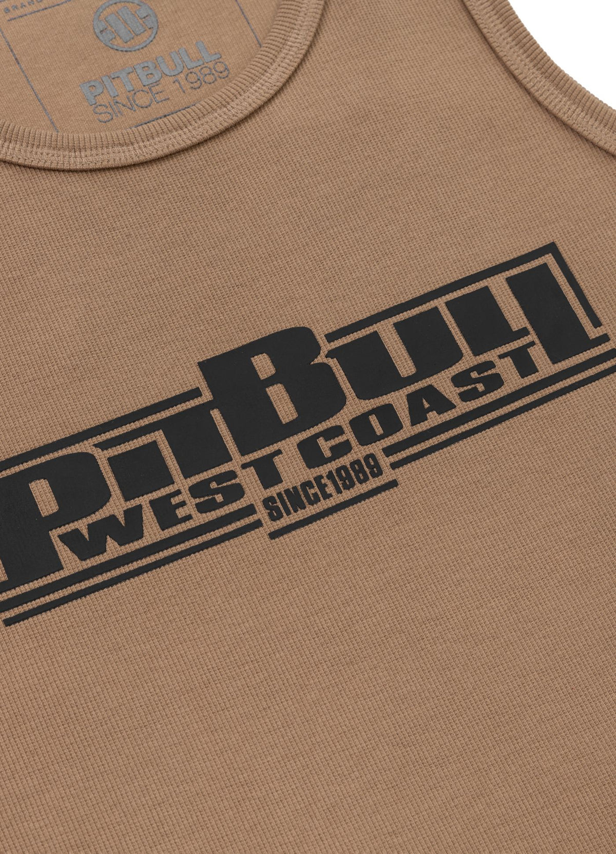 Men&#39;s Tank Top Rib BOXING - Coyote brown