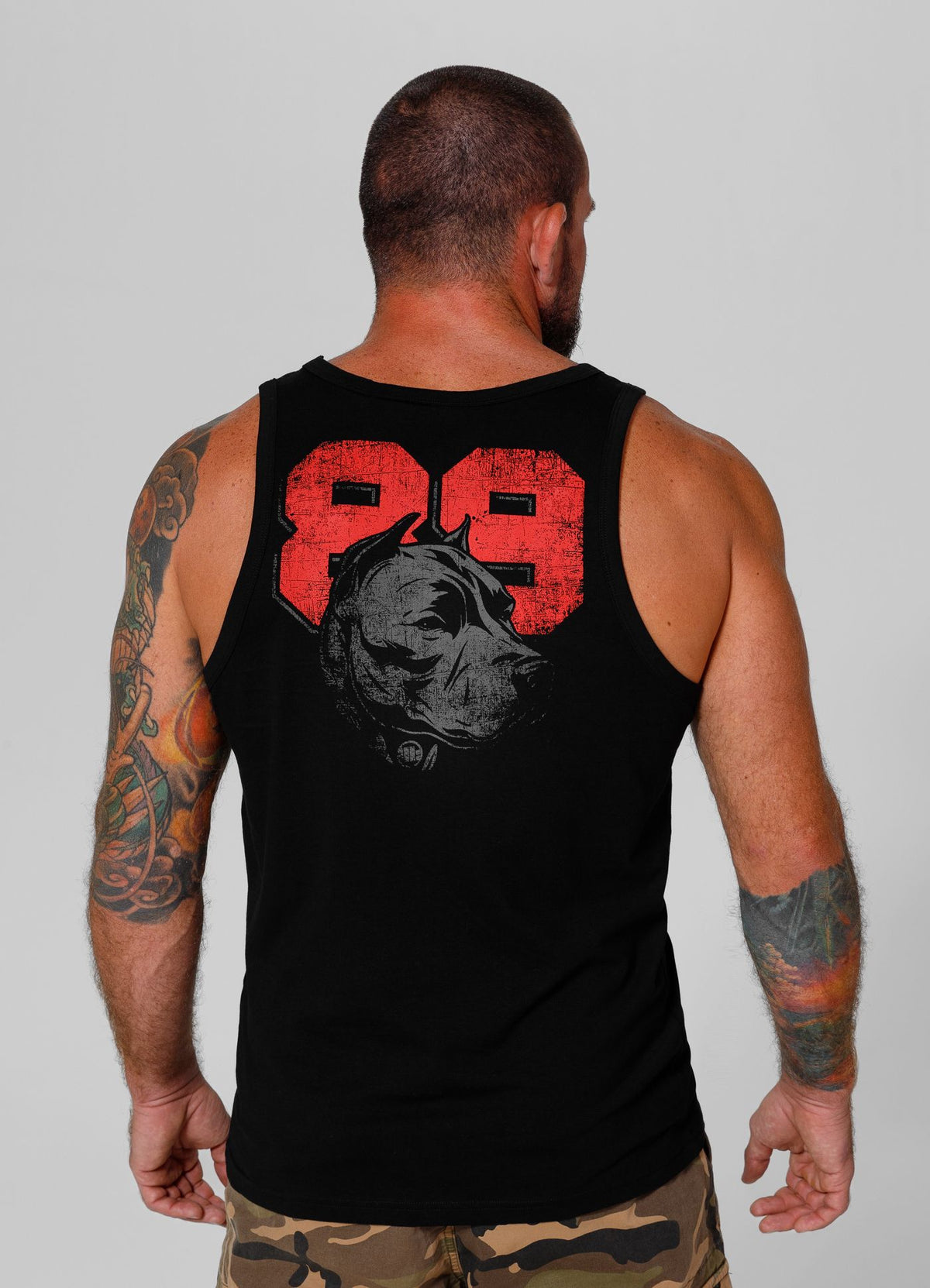 Men's Tank Top Slim Fit Dog 89