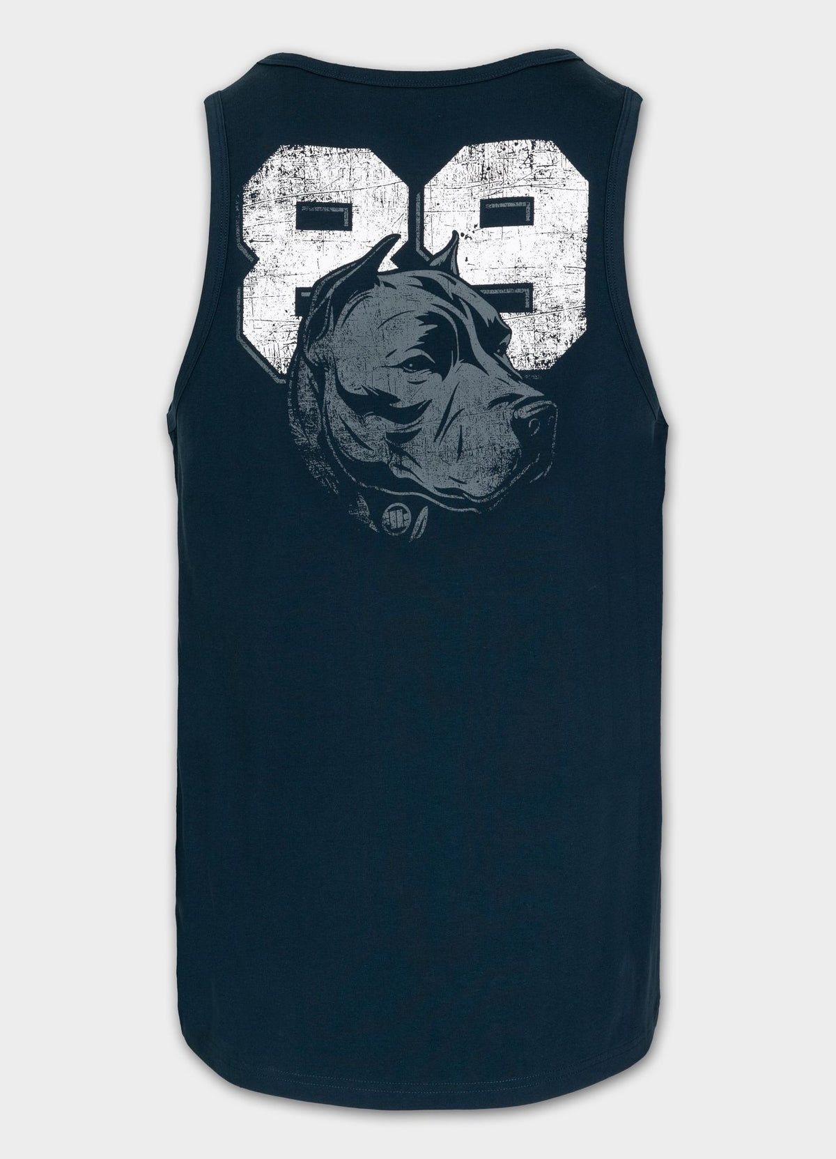 Men's Tank Top Slim Fit Dog 89 - Navy