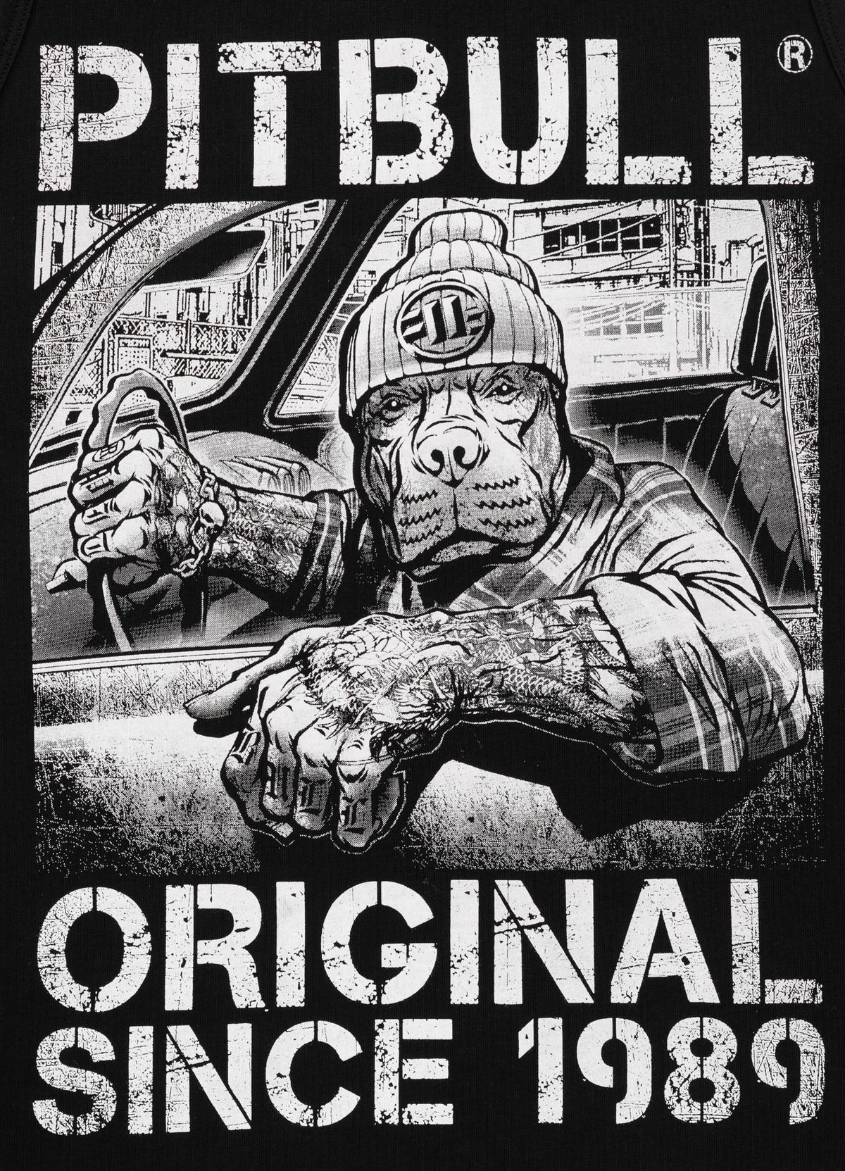 Men's Tank Top Slim Fit Drive - Black