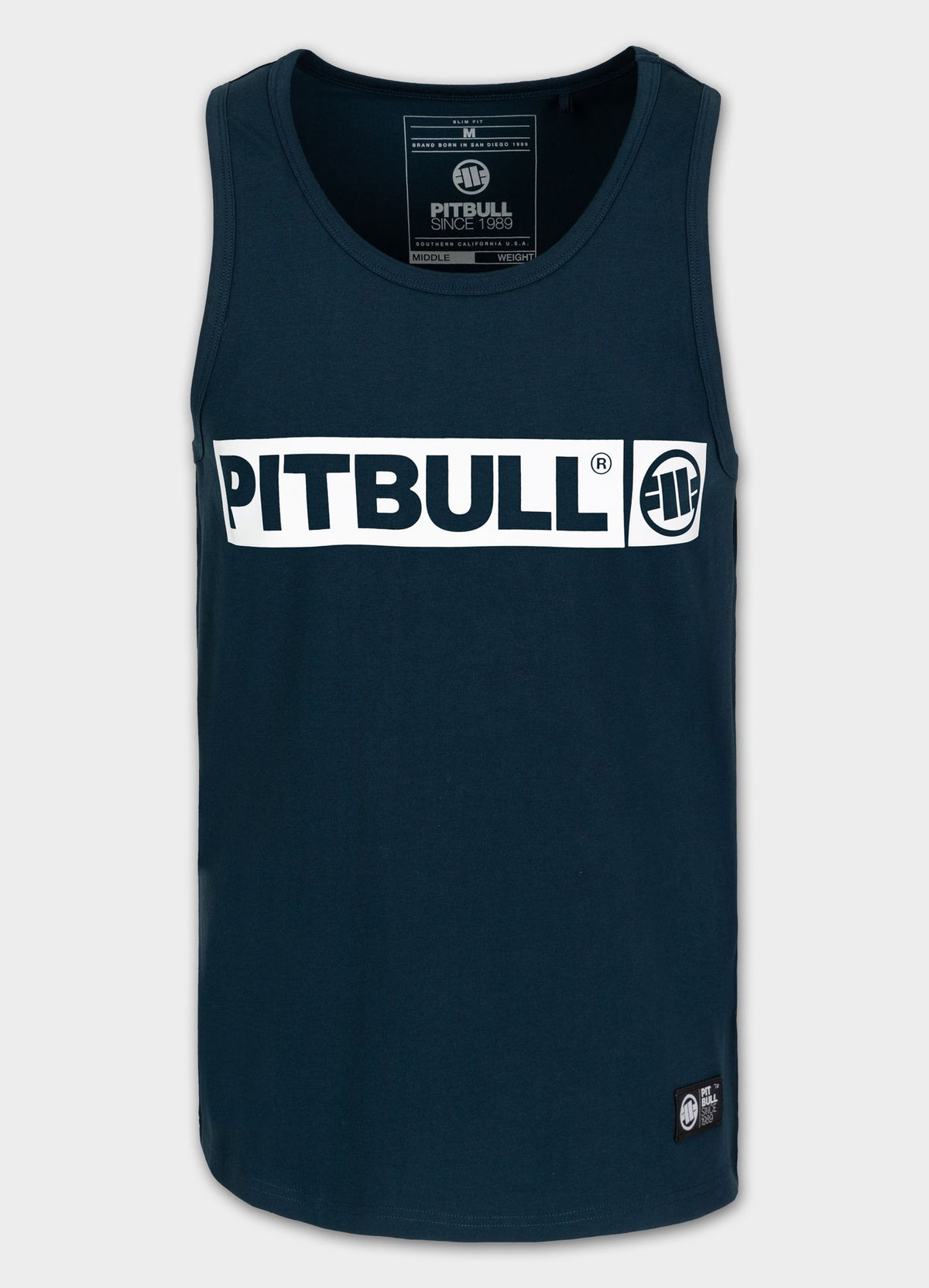 Men's Tank Top Slim Fit Hilltop - Navy